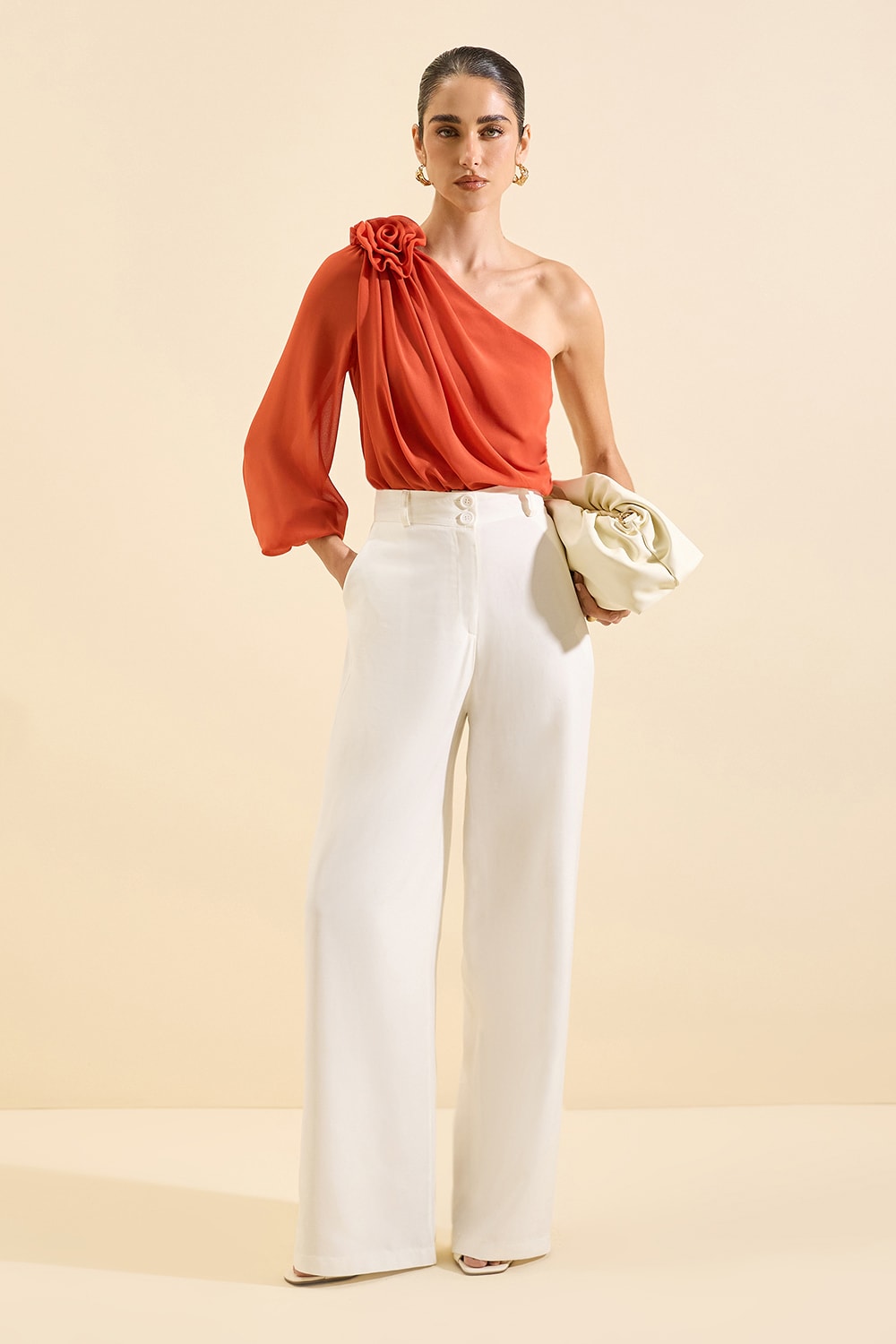 Blusa ana paula Terracota