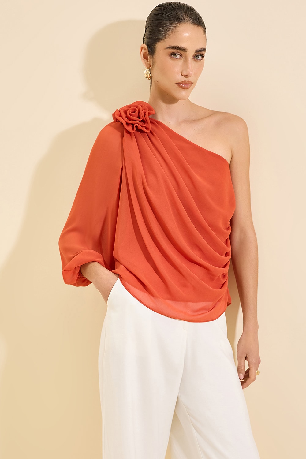 Blusa ana paula Terracota