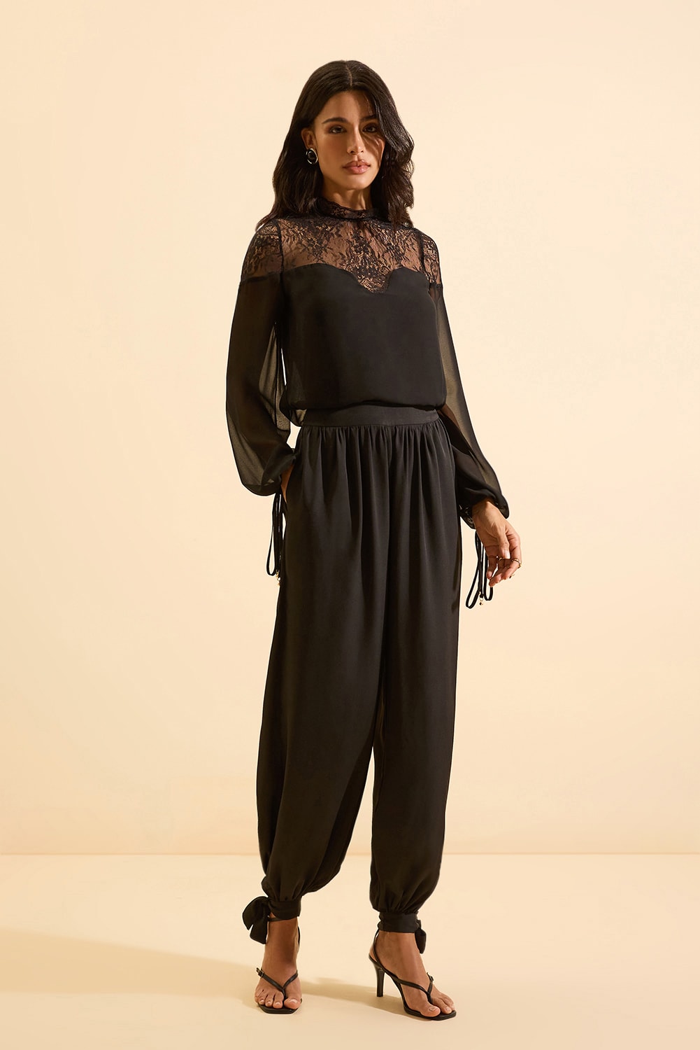 Blusa beatrice Preto