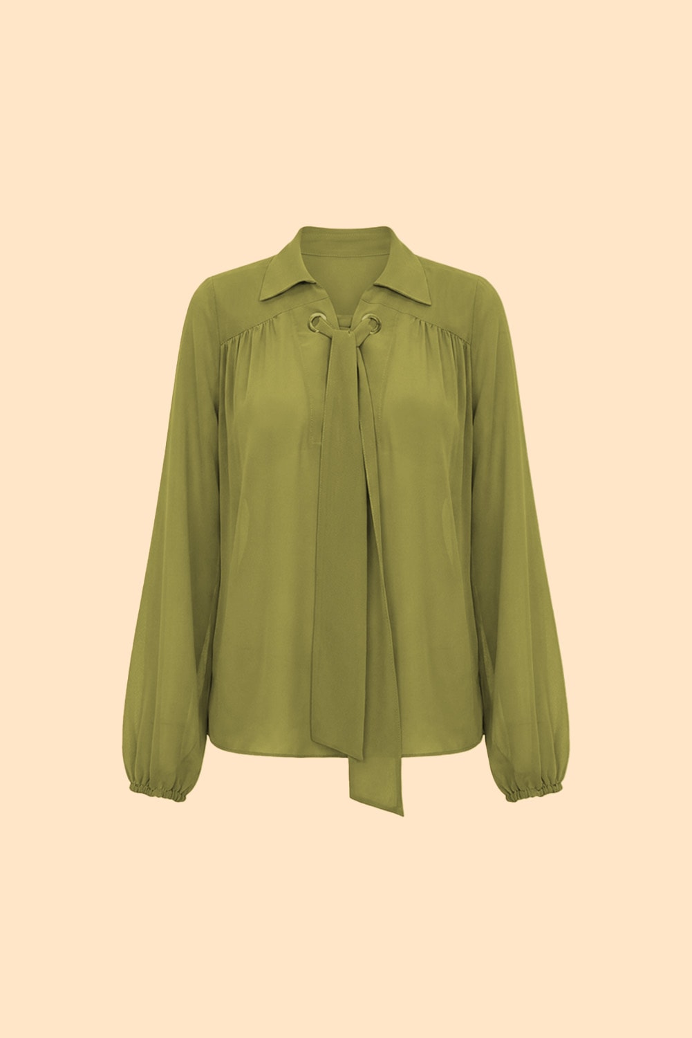 Blusa com ilhos innie Oliva