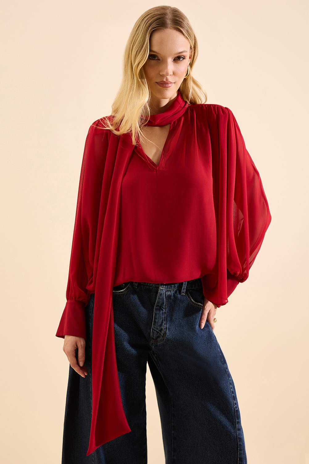 Blusa giselle f Vermelho