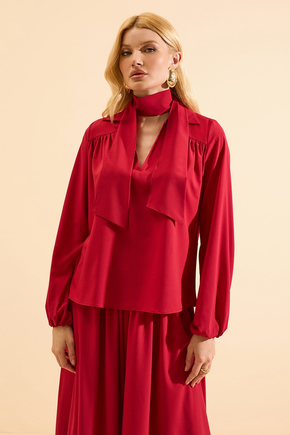Blusa manga longa tamara Cherry