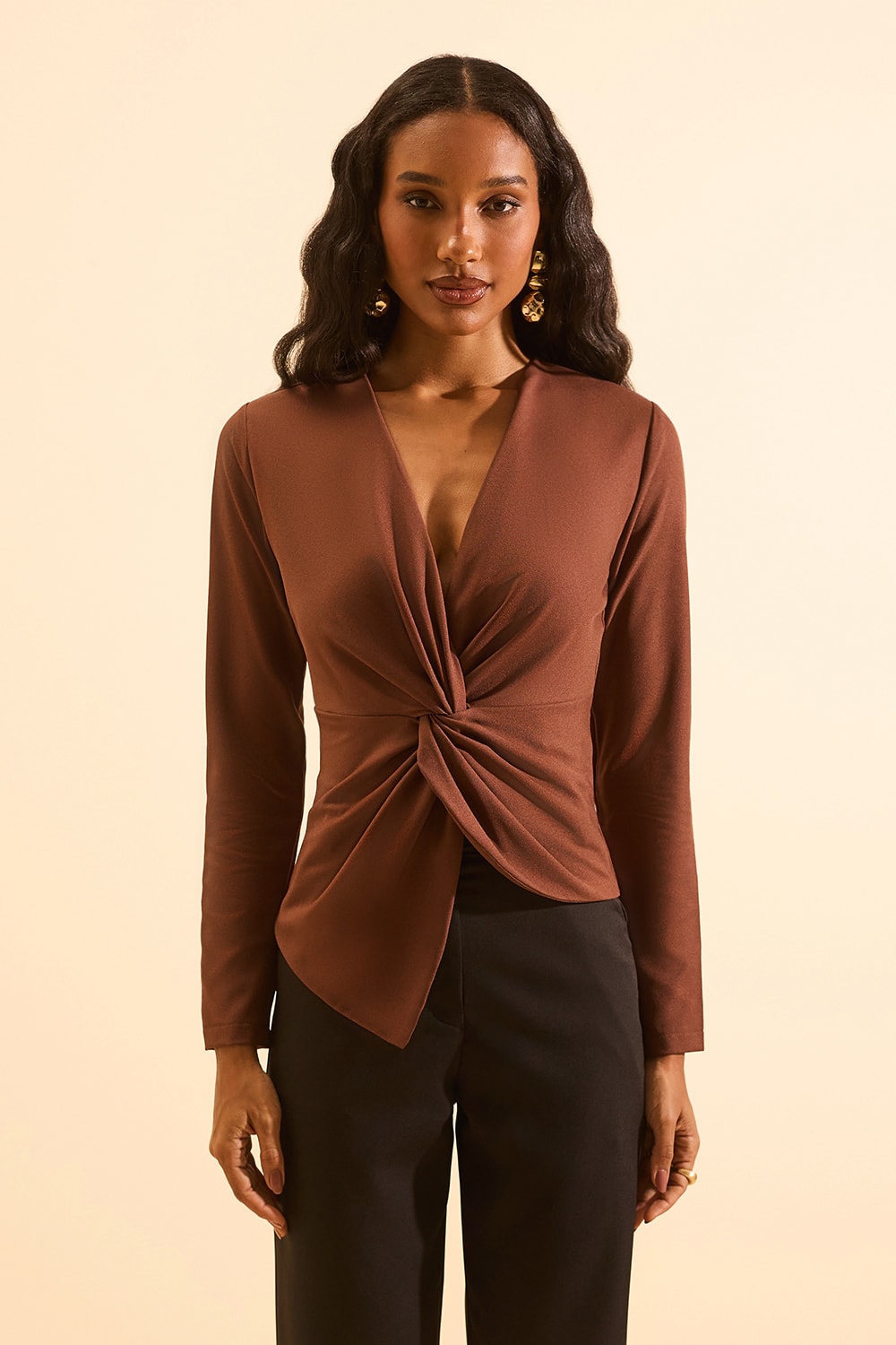 Blusa stella Café