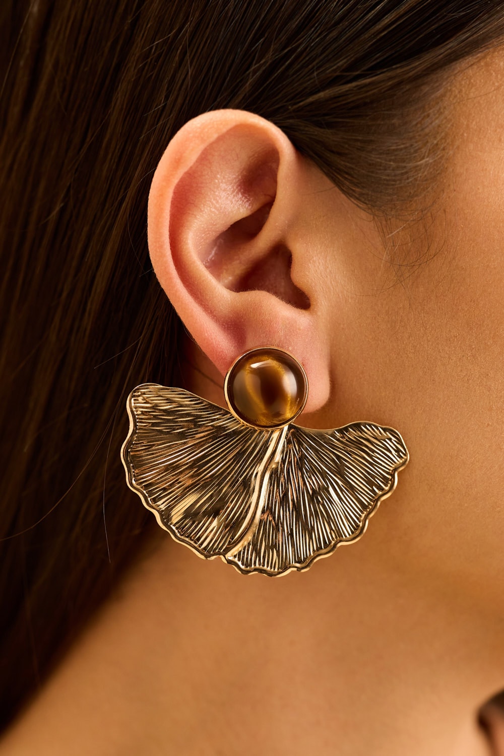 Brinco leda Dourado