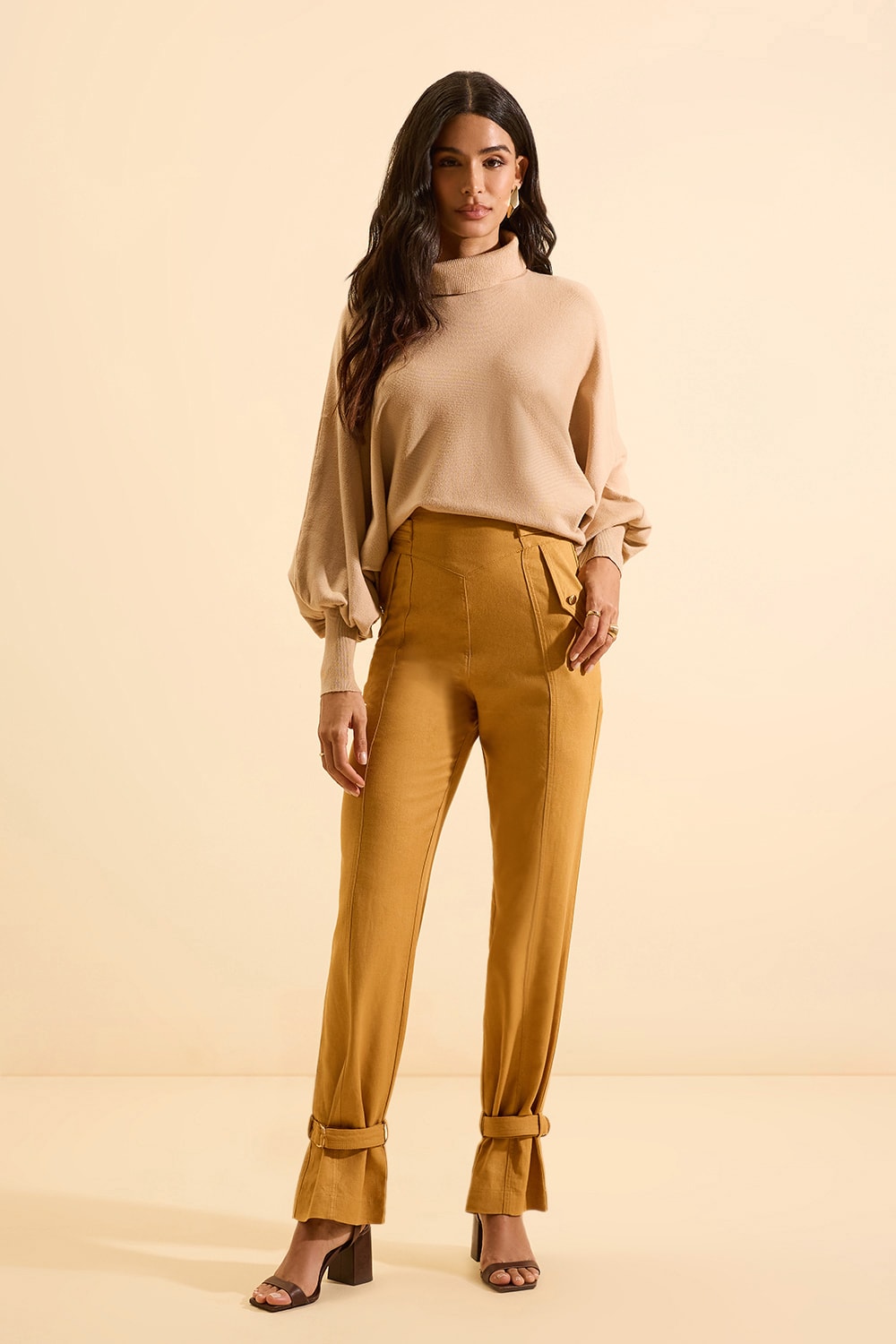 Calça alicia Caramelo