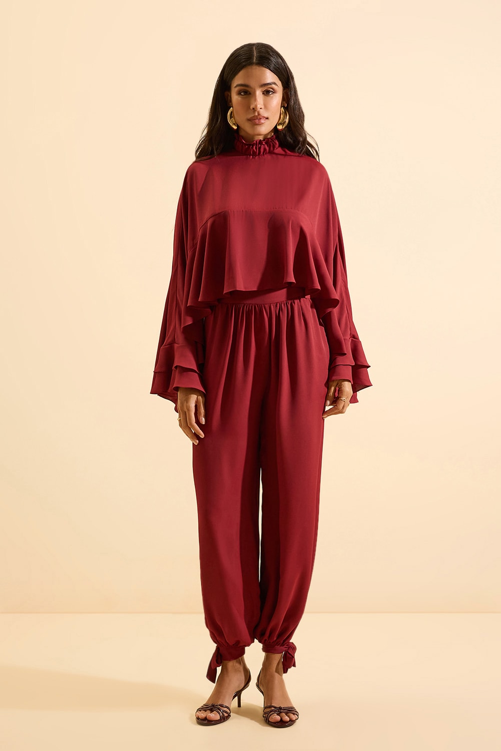 Calça bia Bordo