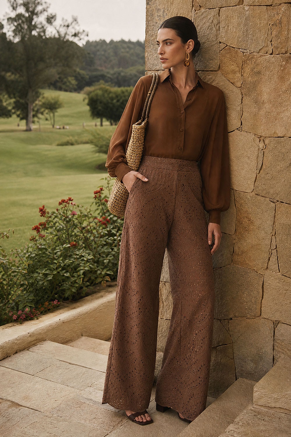 Calça dorothy Marrom