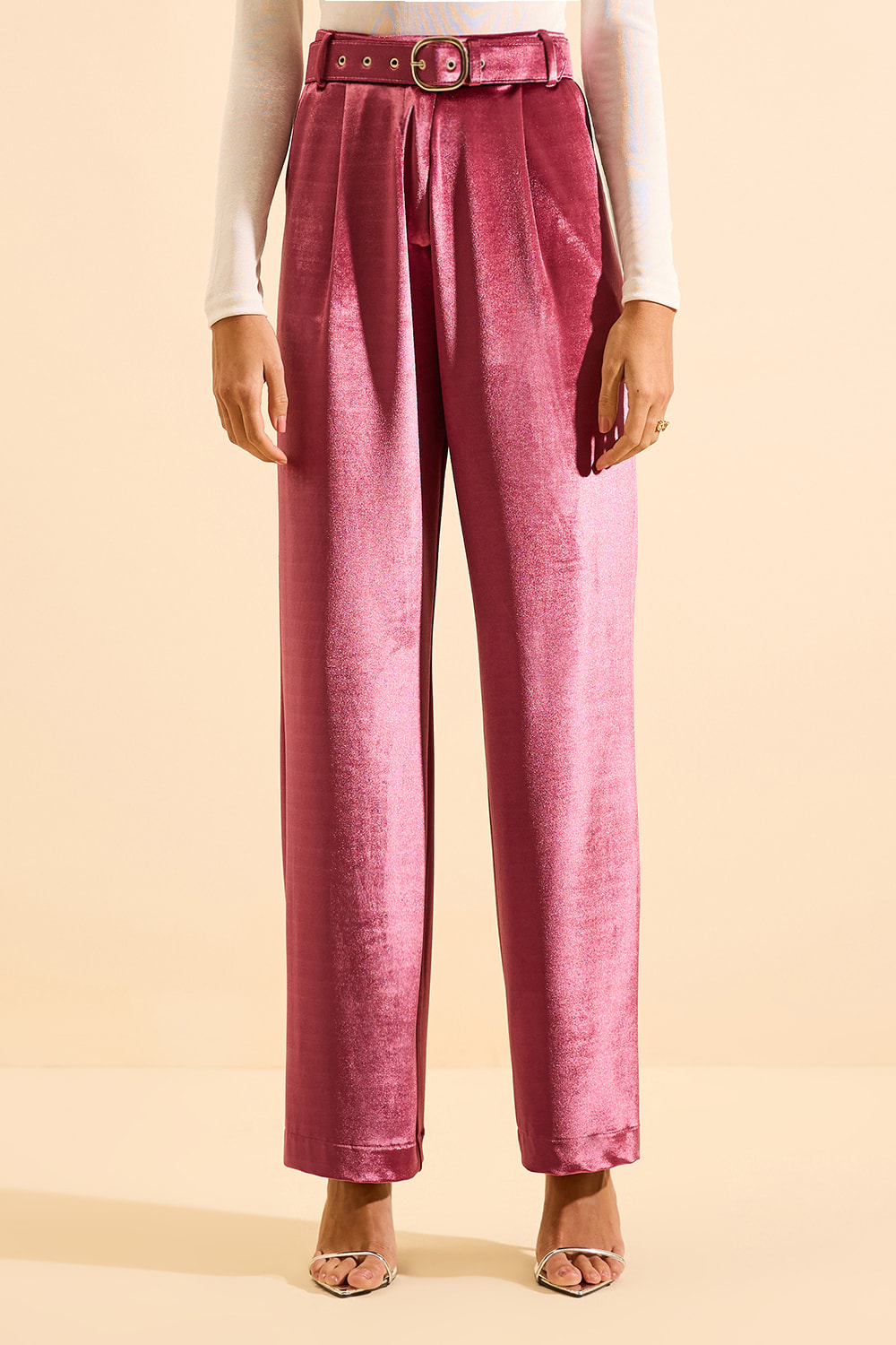 Calça zendaya Bordo