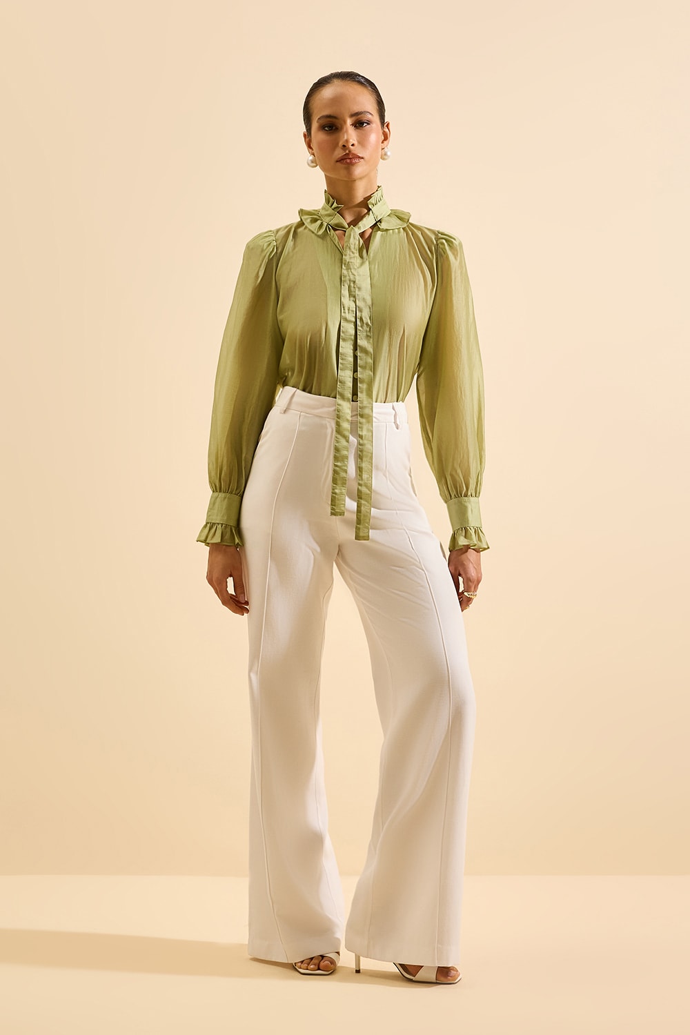 Camisa arabella Oliva