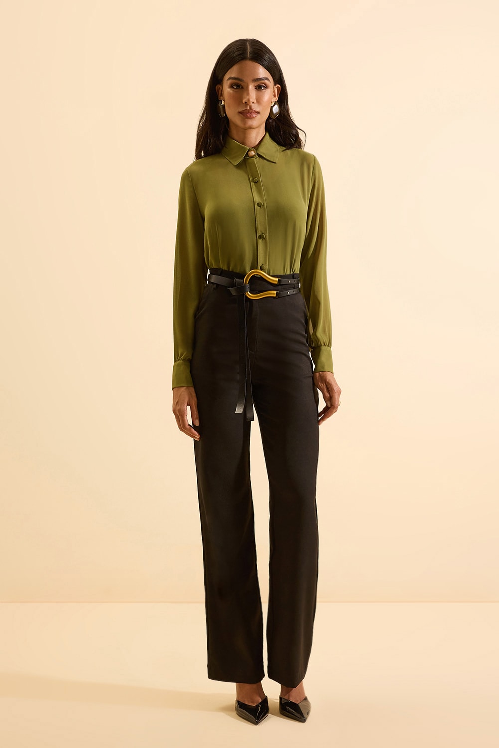 Camisa essencia Oliva