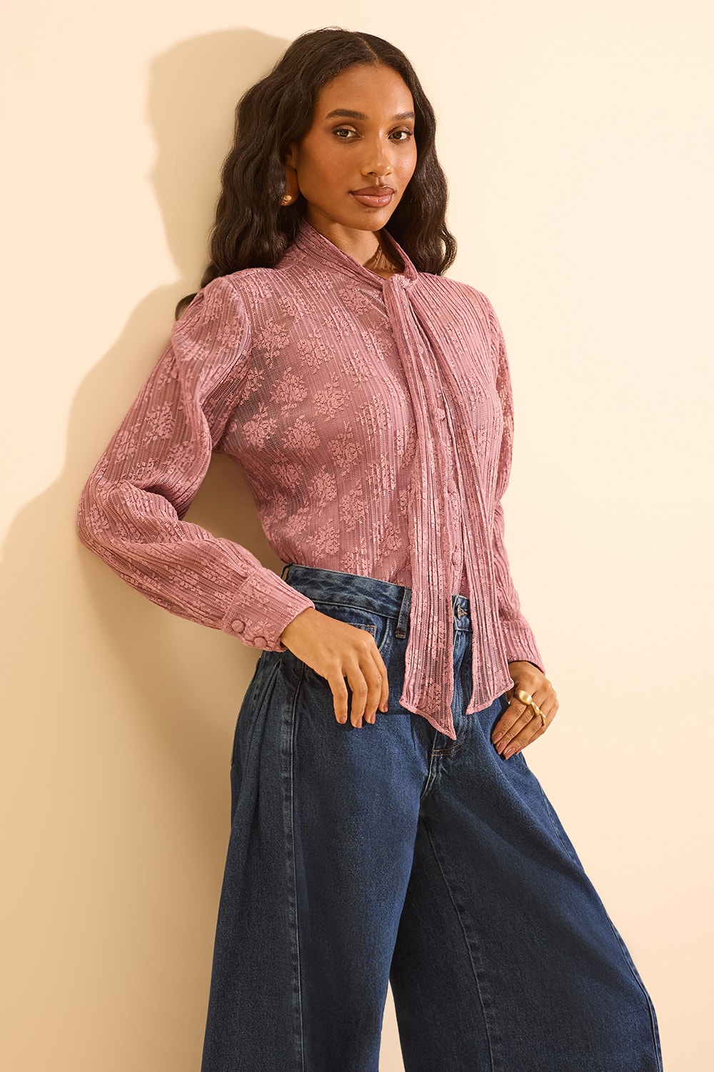 Camisa talia f Blush