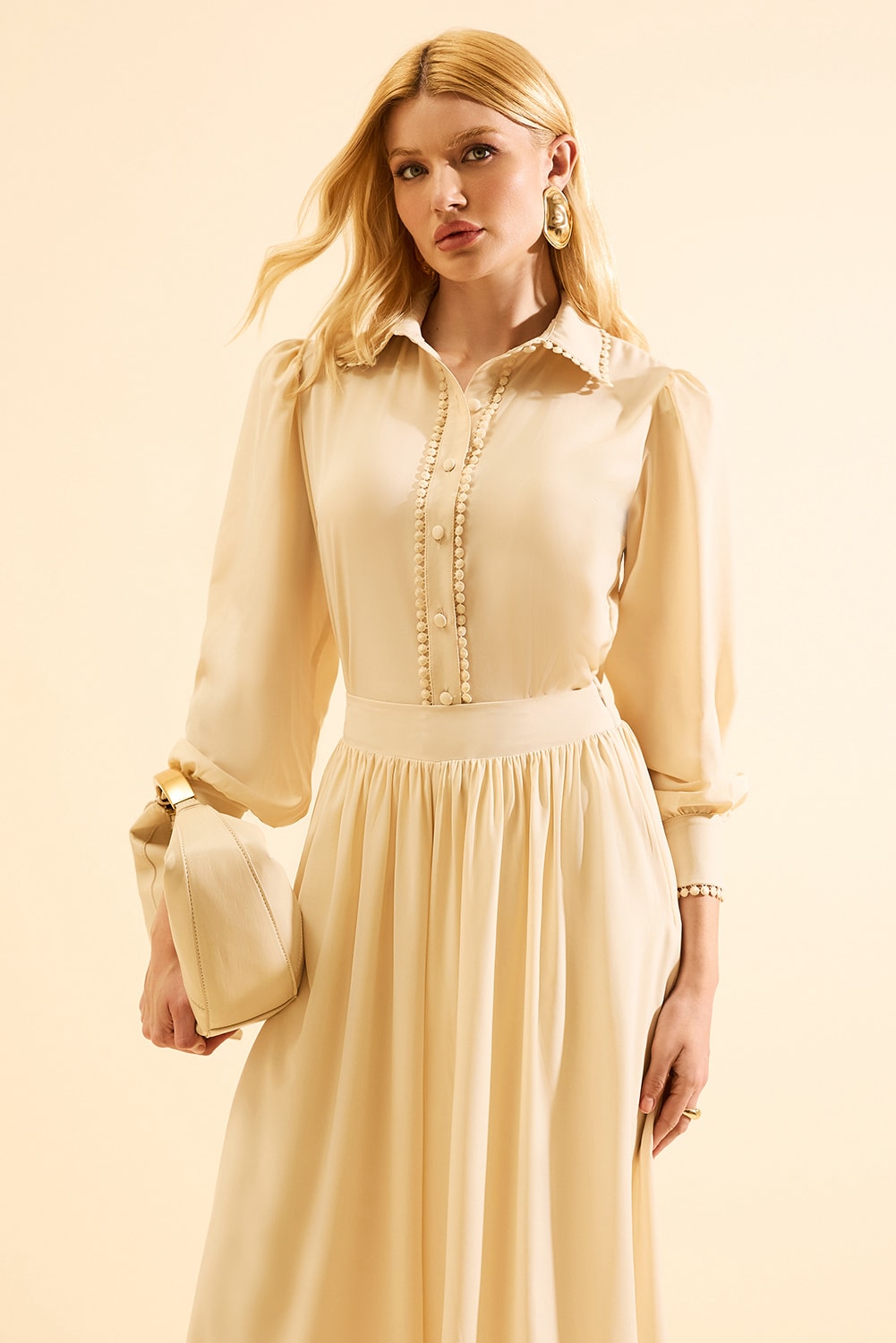 Camisa tamara Areia