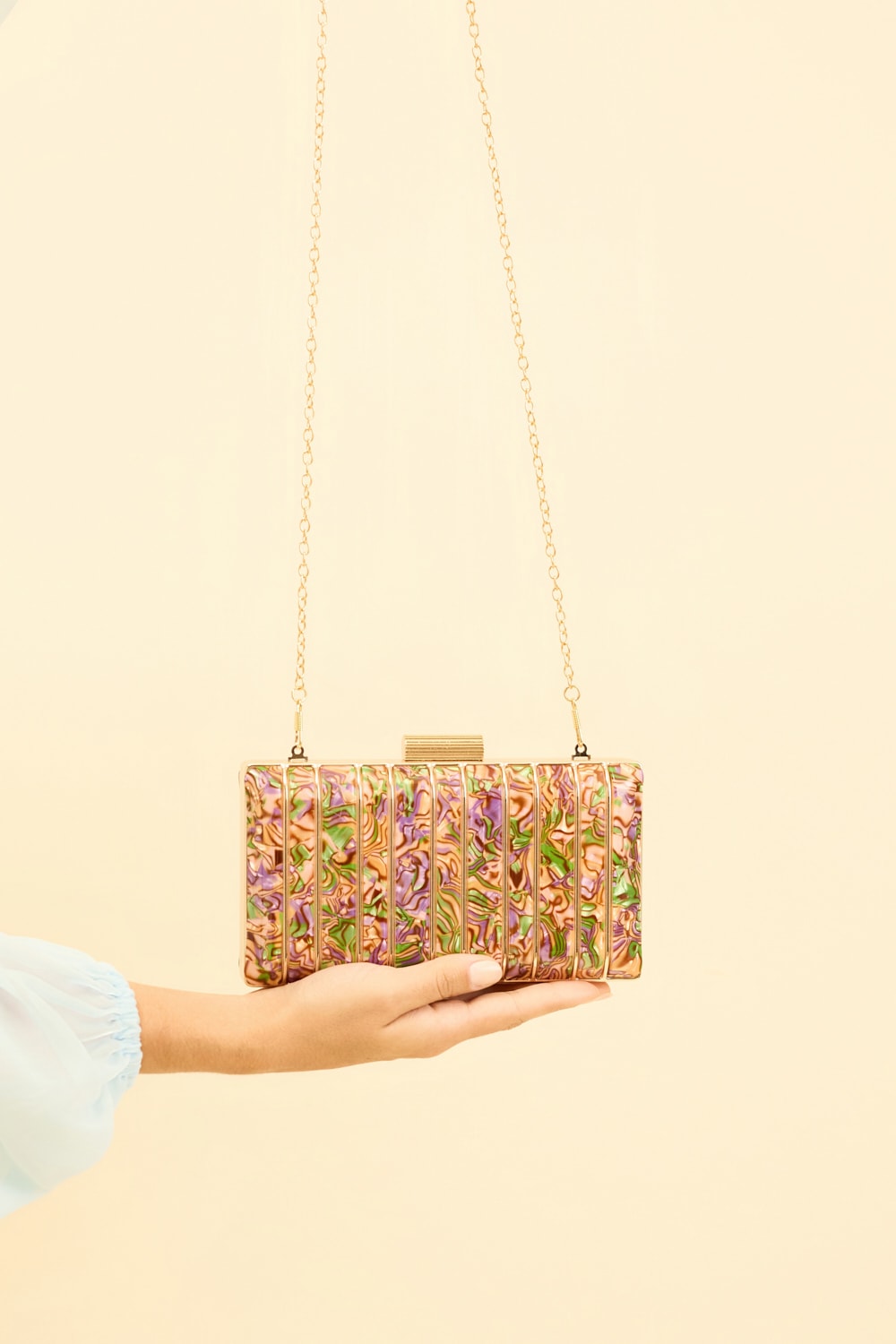 Clutch fleur Mescla
