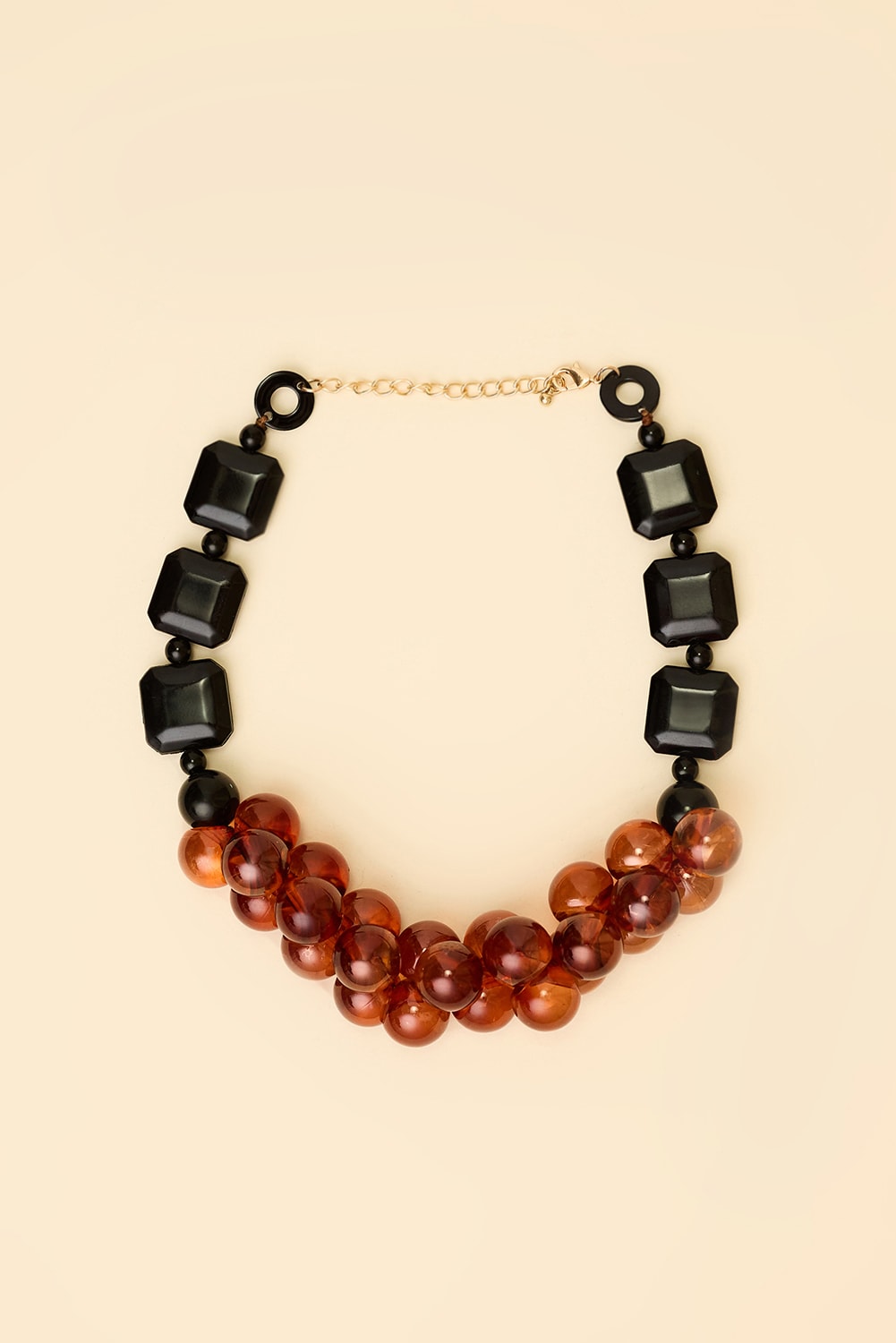 Colar bubble Bordo