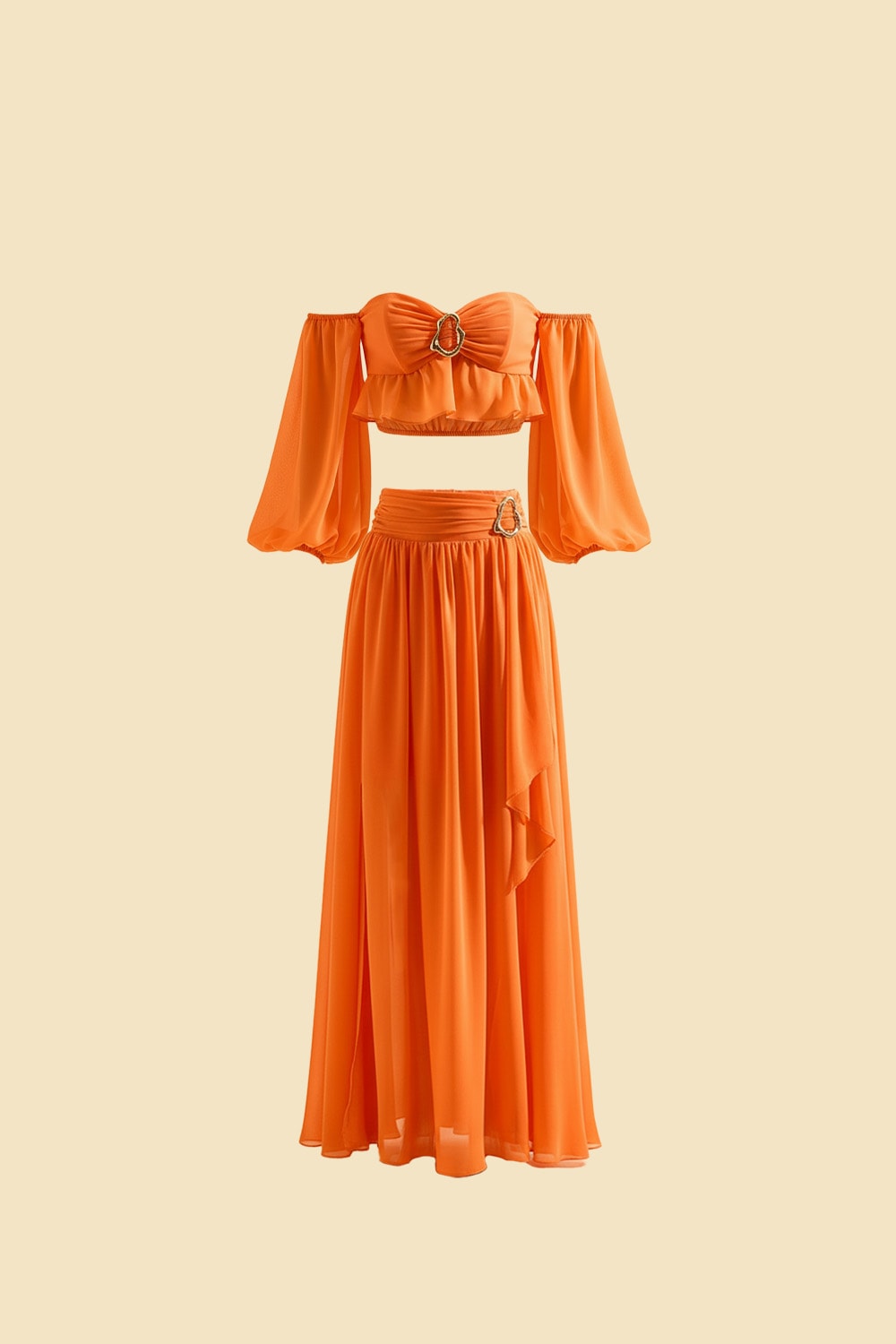 Conjunto nicole Laranja