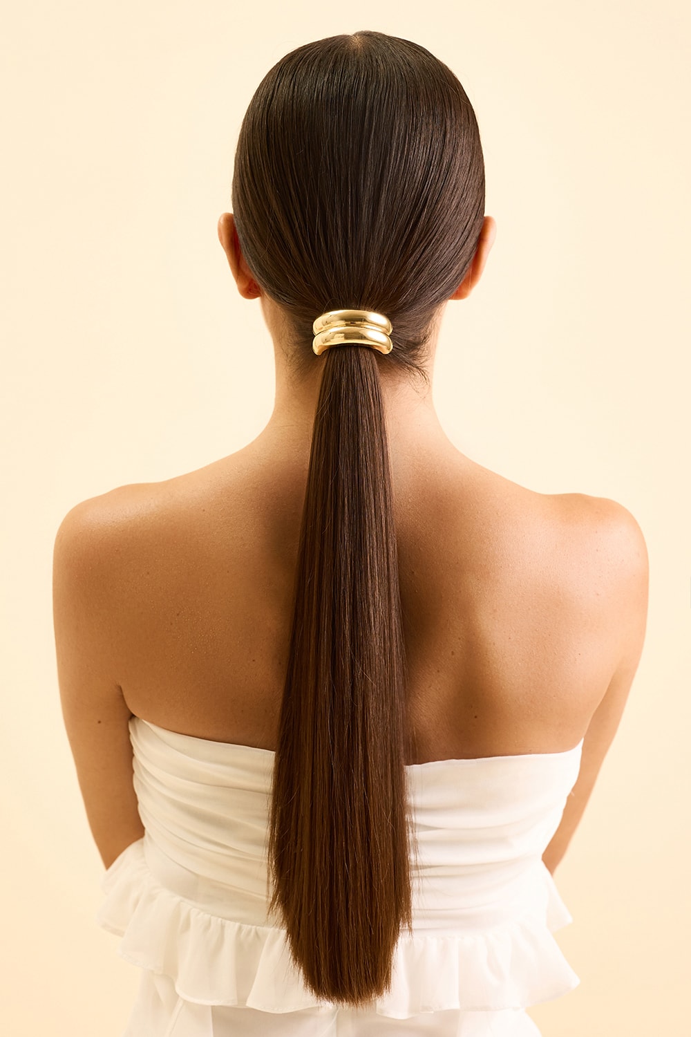 Elastico de cabelo ana Dourado