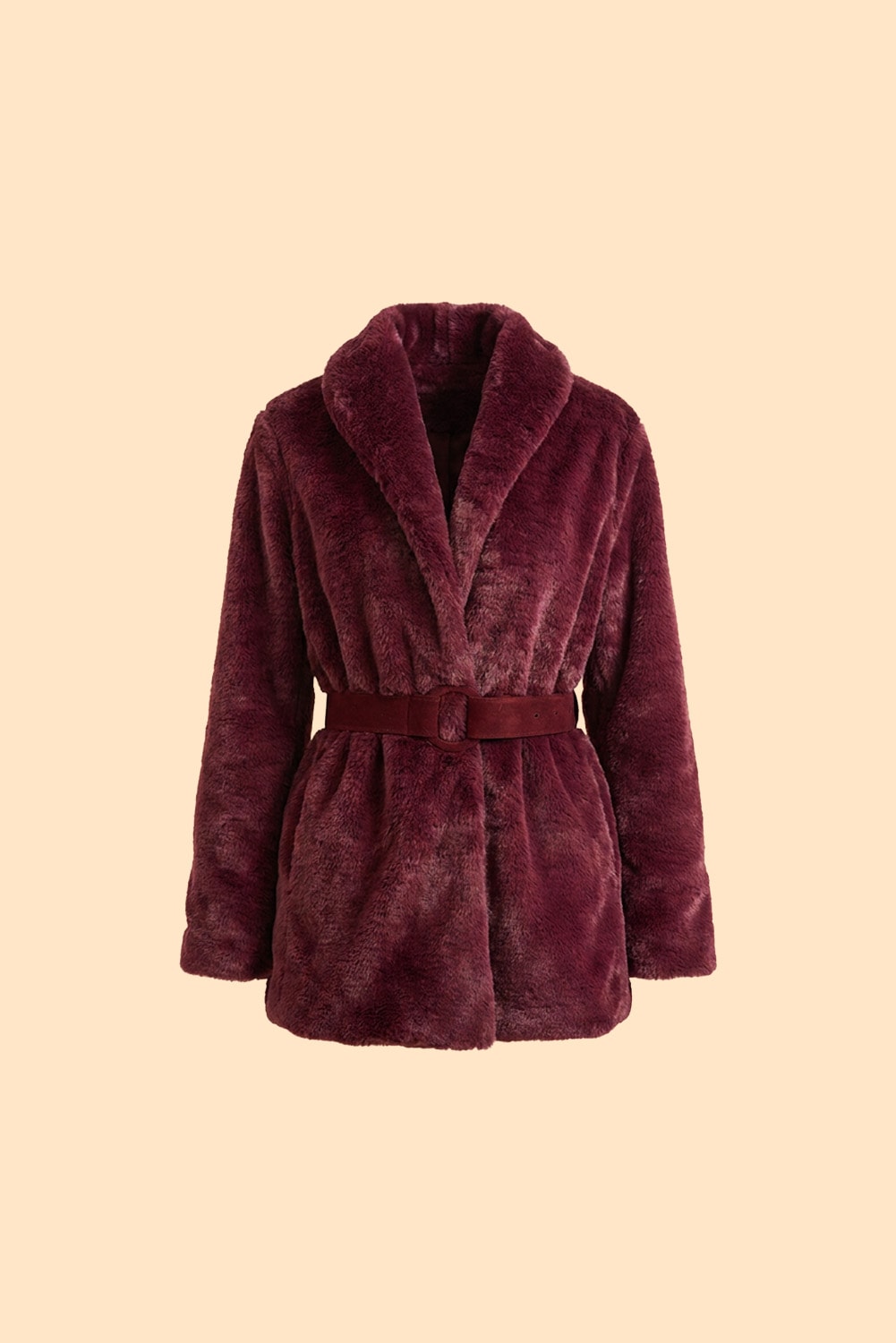 Maxi casaco de pelo anastacia c Bordo