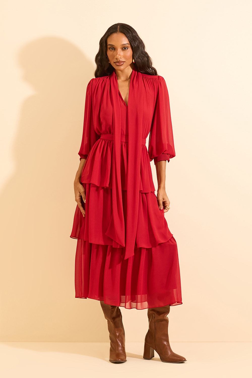 Saia fantine Vermelho