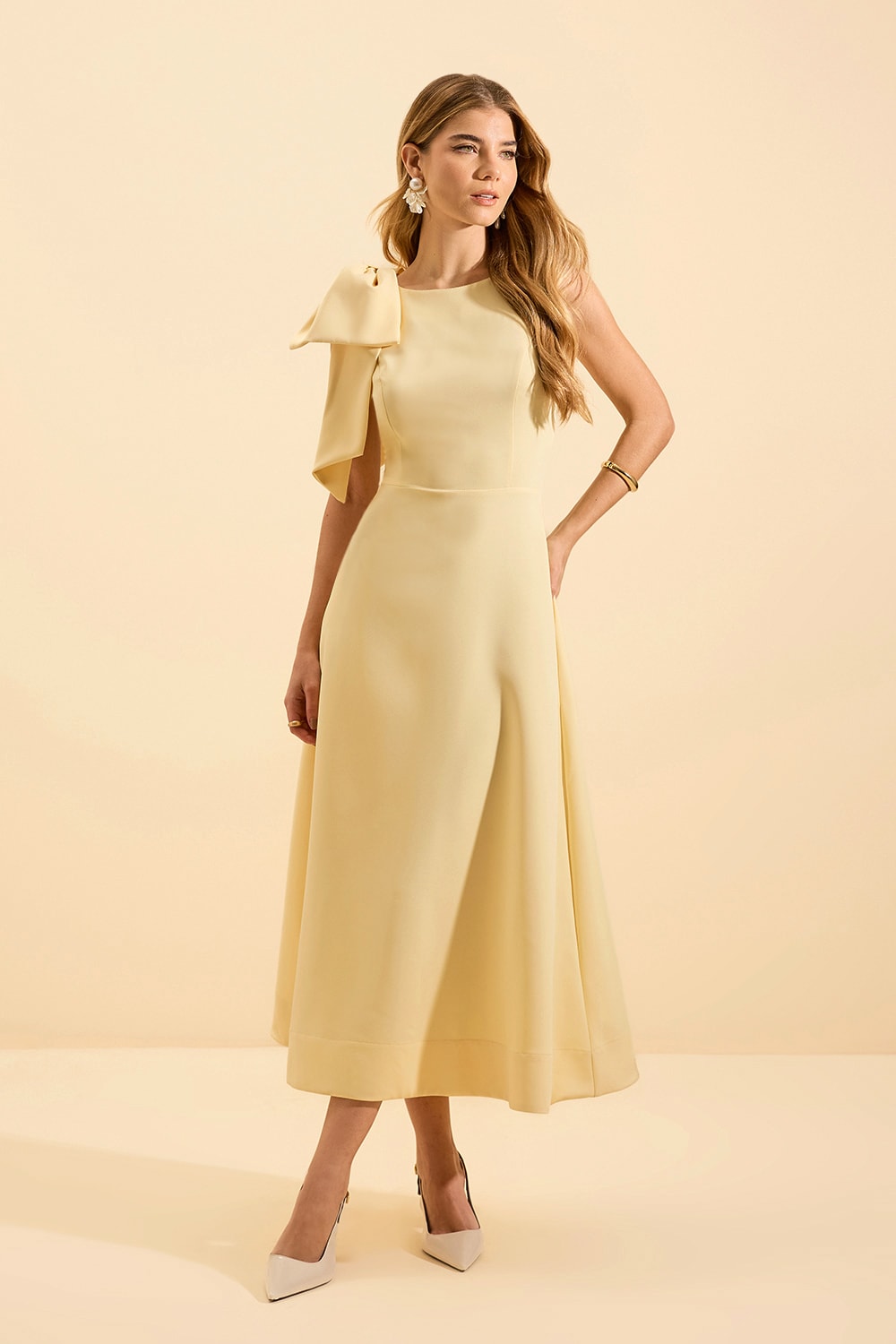 Vestido alba Amarelo