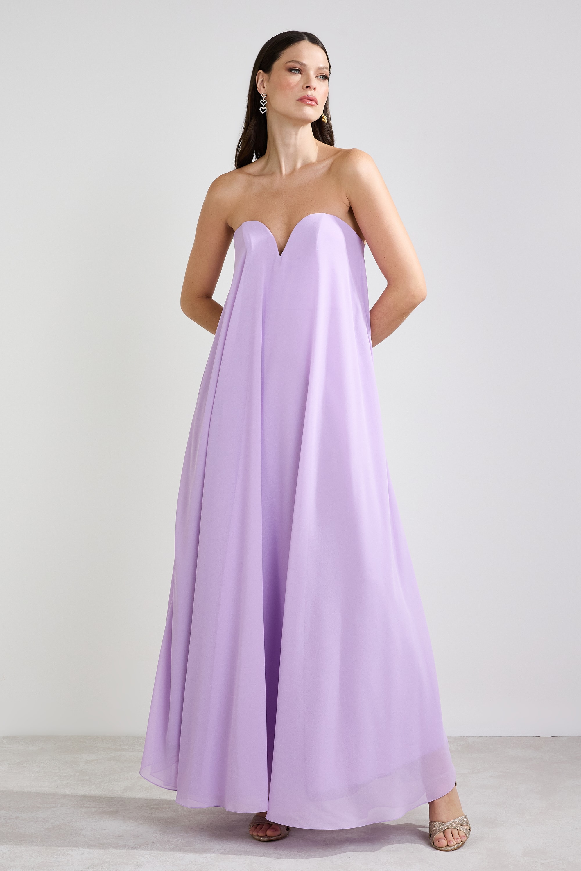 Vestido aro Lilas