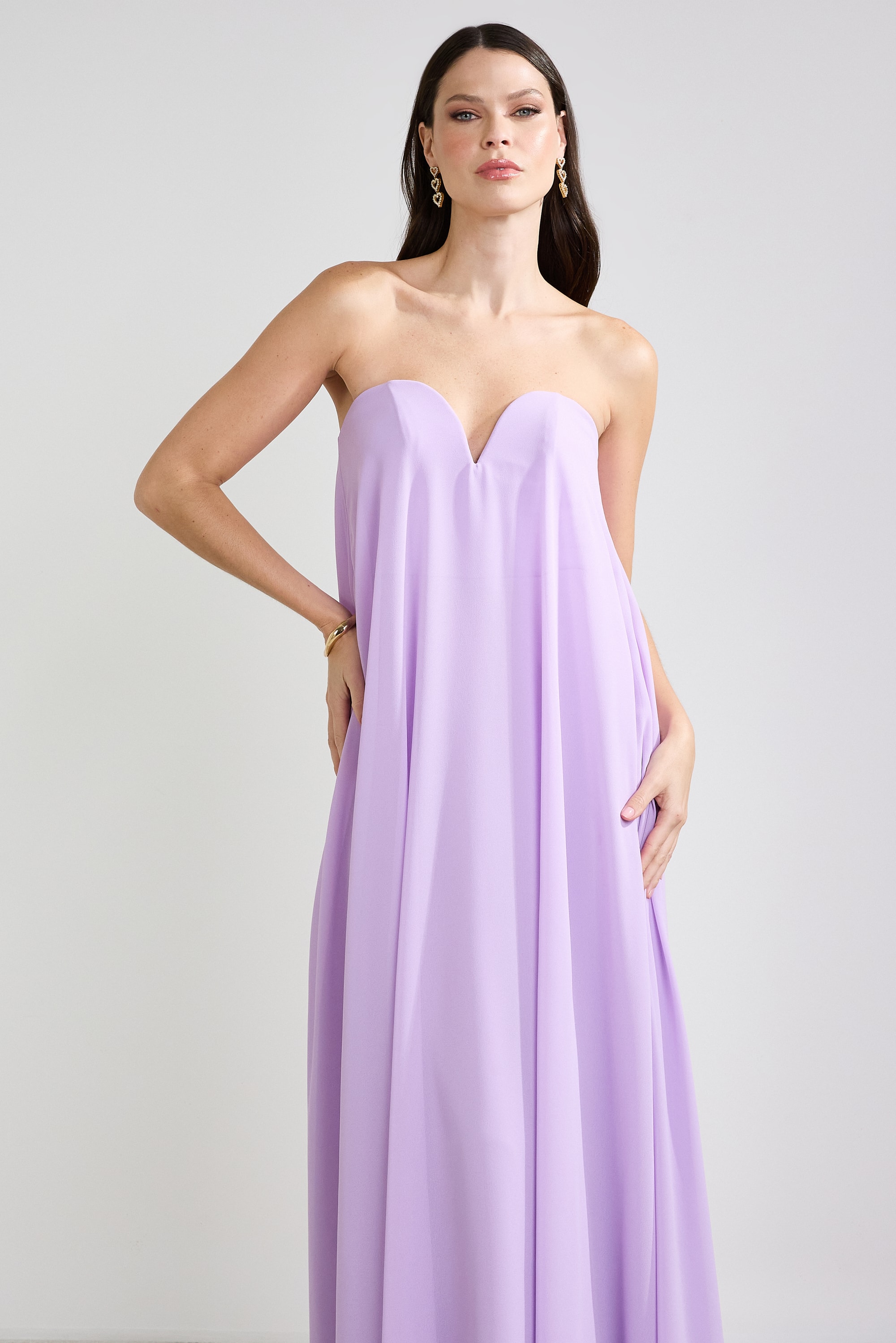 Vestido aro Lilas