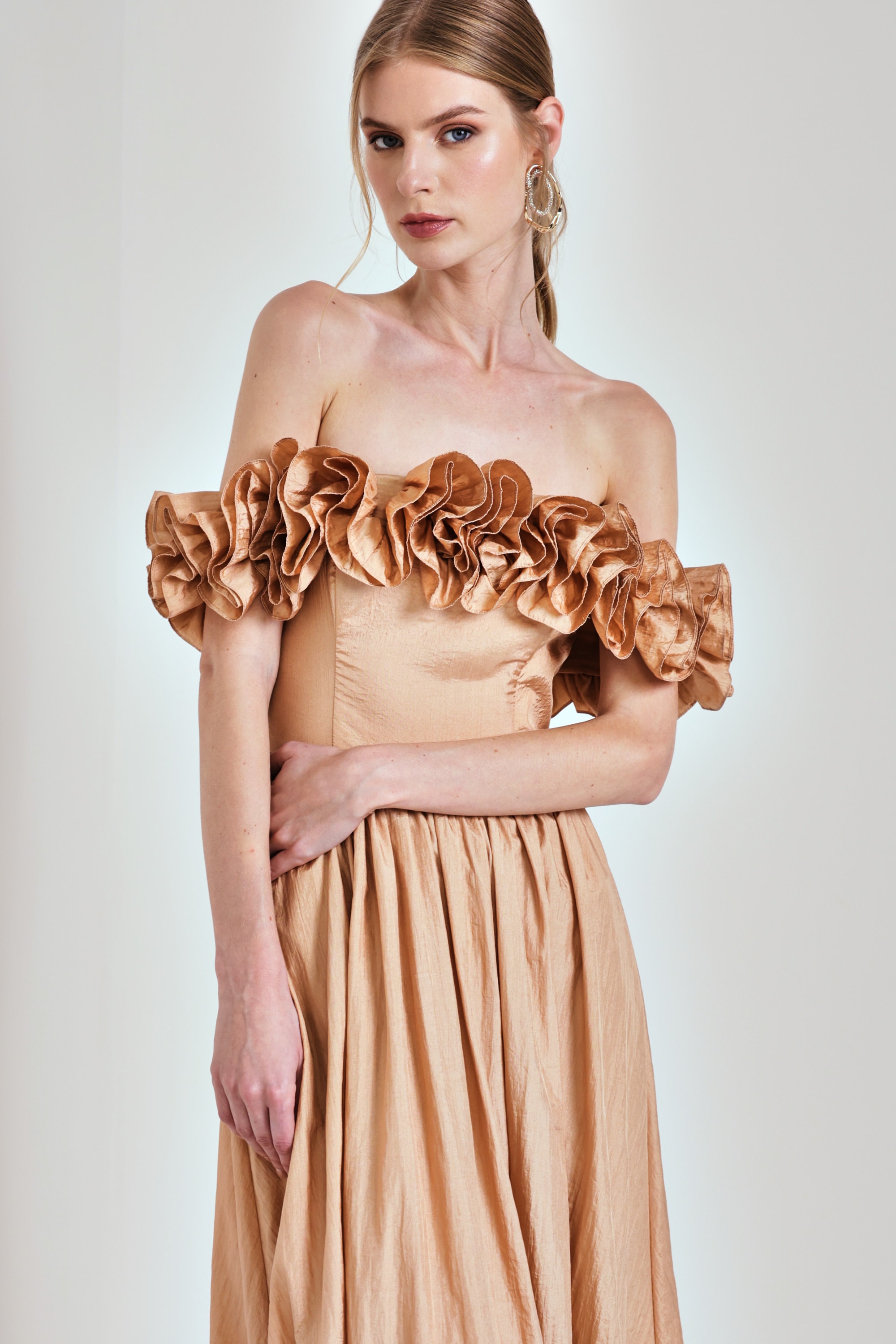 Vestido babado amit Cookie