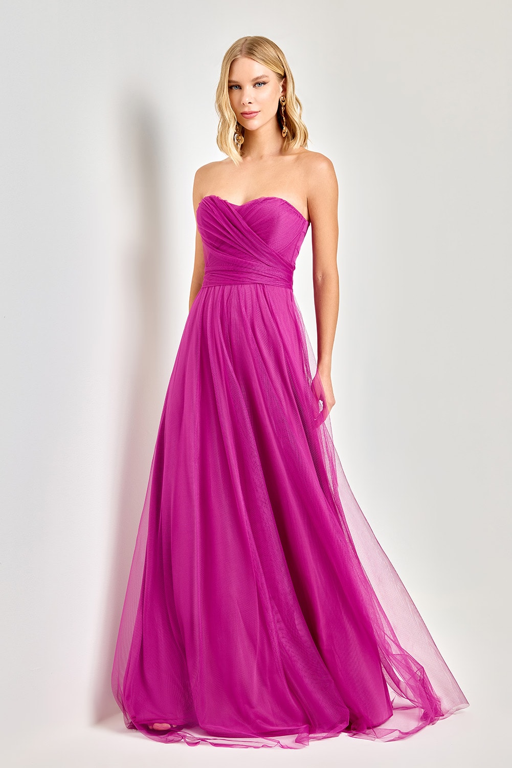 Vestido bruna Fucsia
