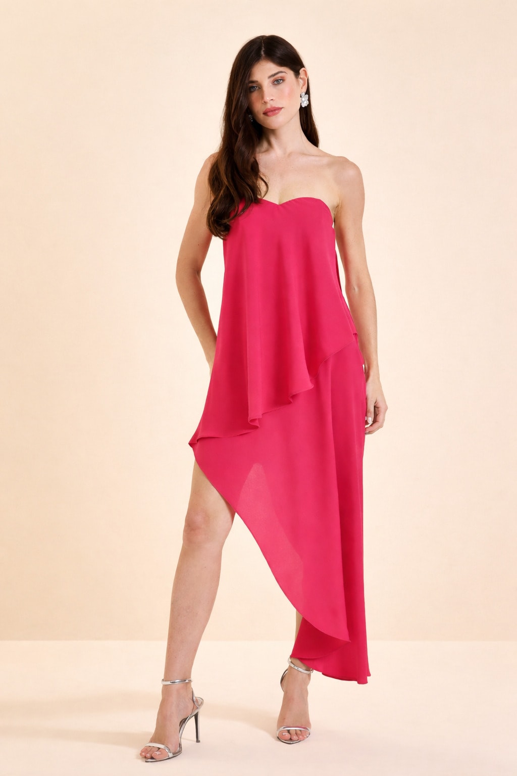 Vestido camadas christy Pink