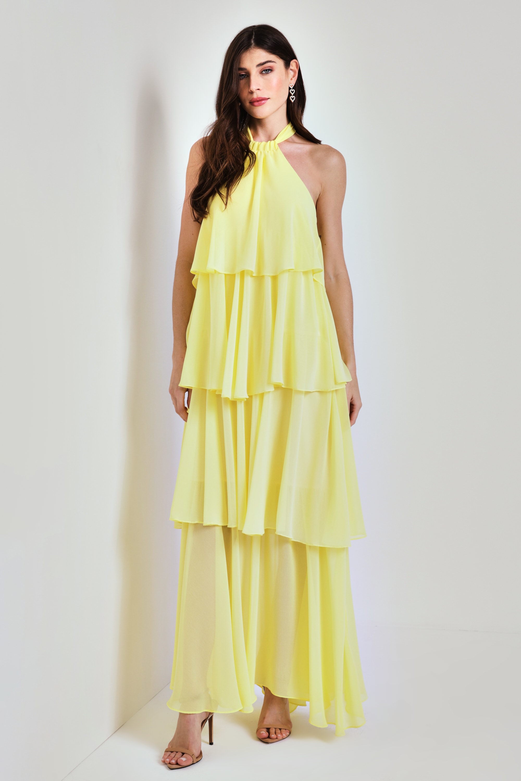 Vestido crown Amarelo