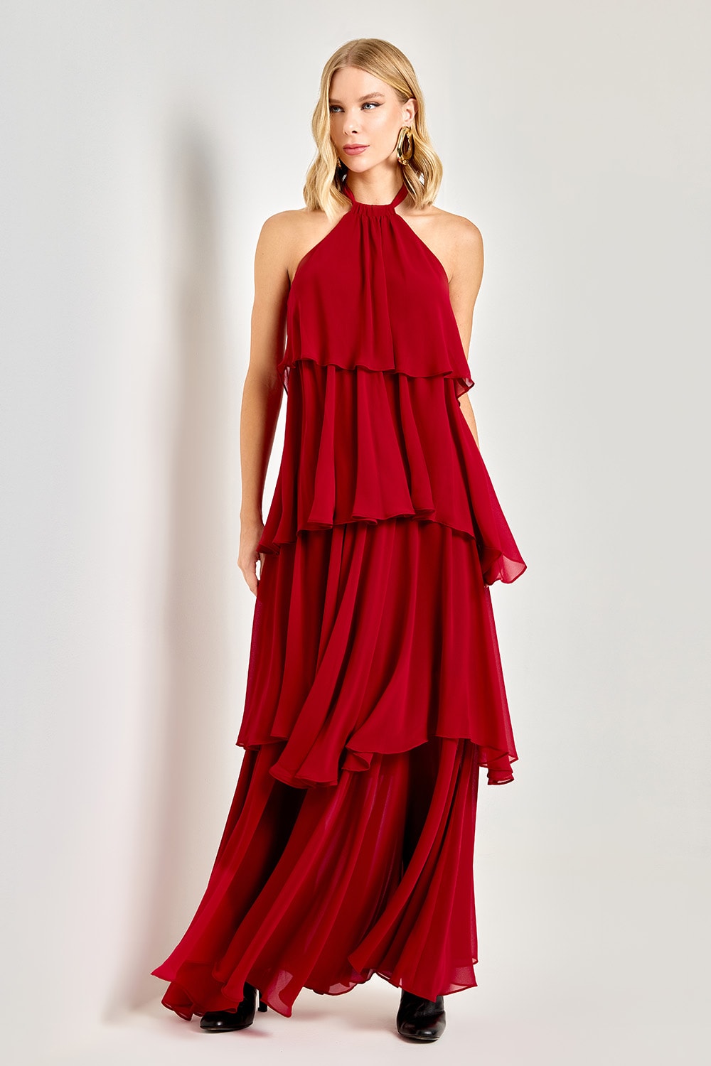 Vestido crown Marsala