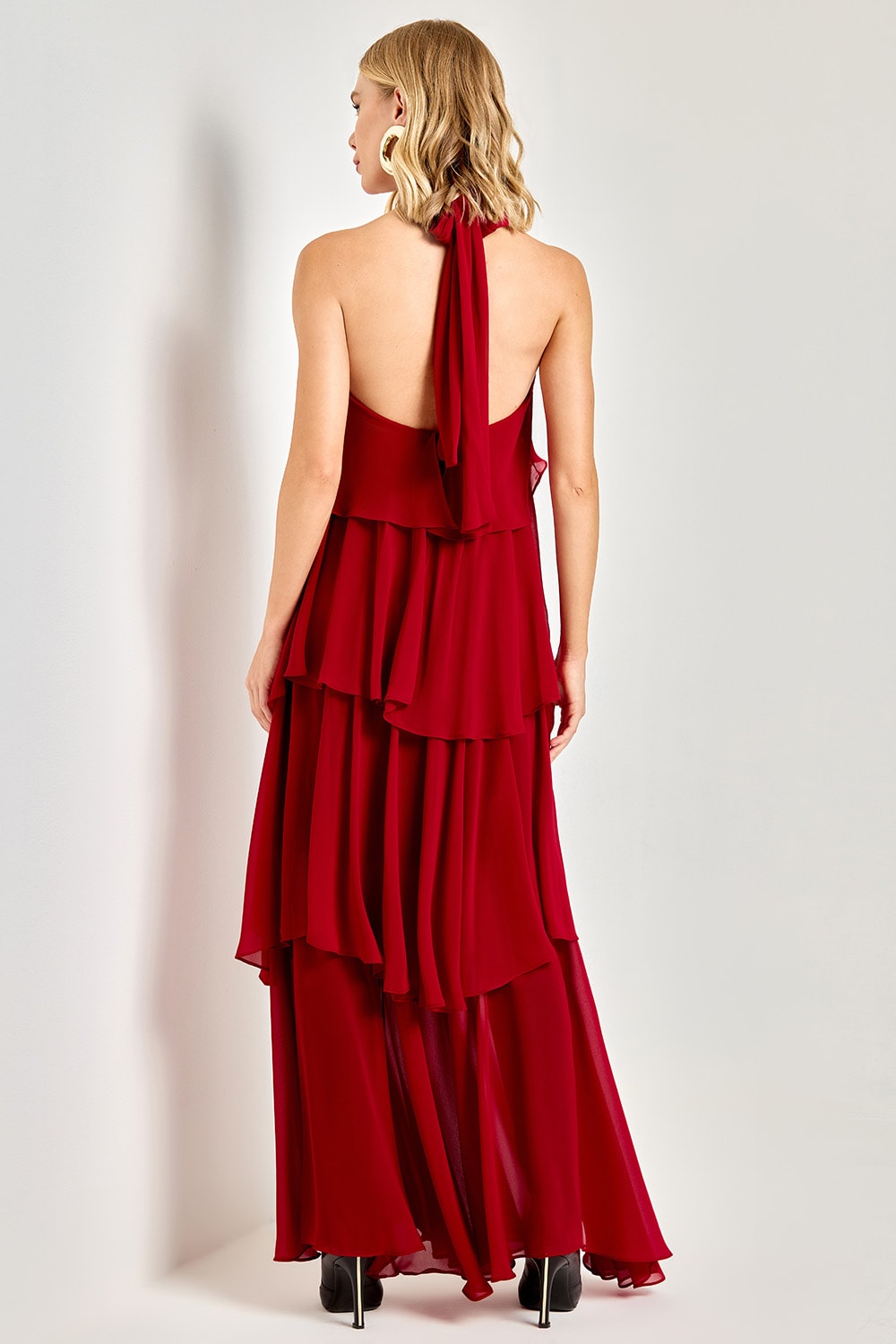 Vestido crown Marsala