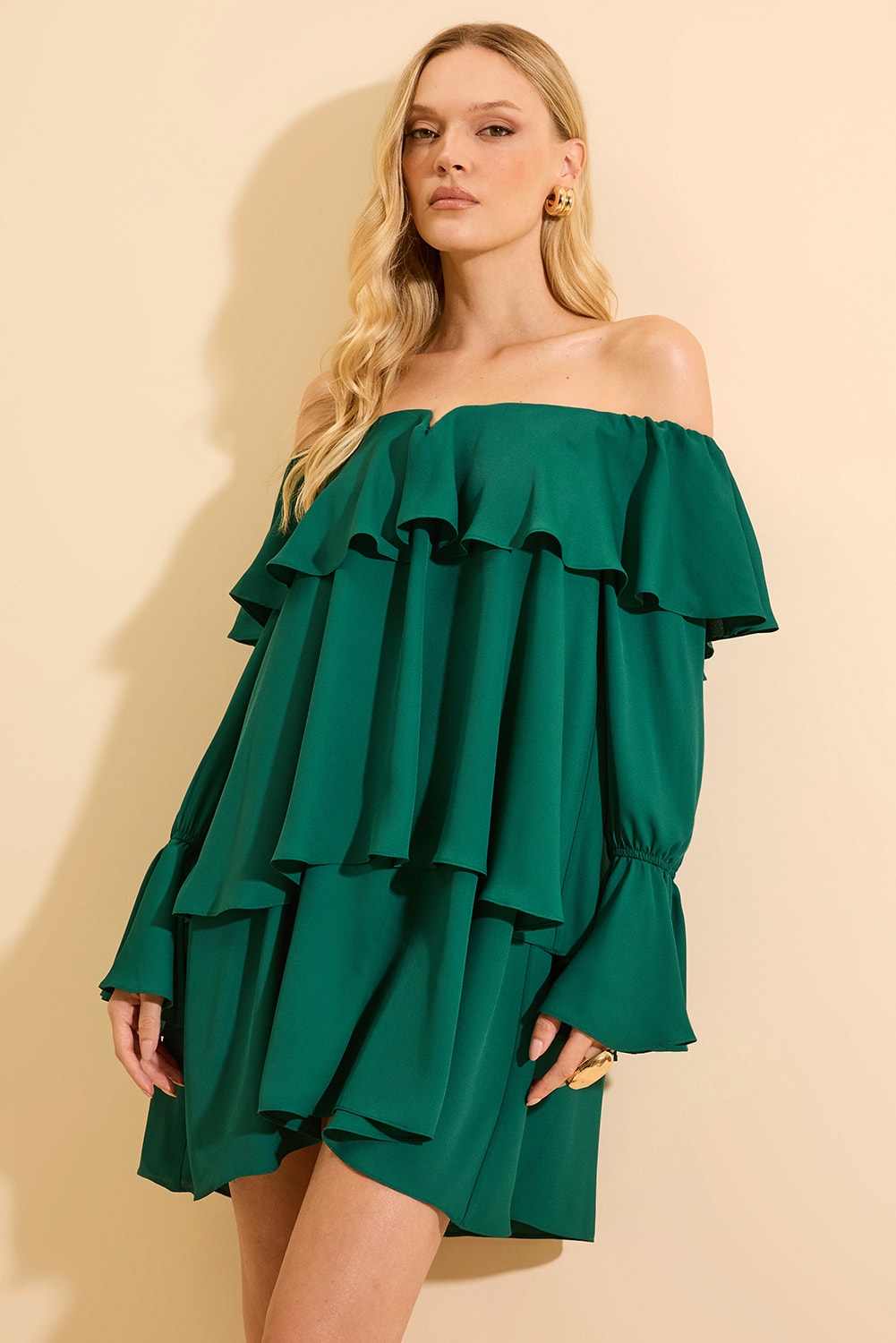 Vestido curto bia Esmeralda