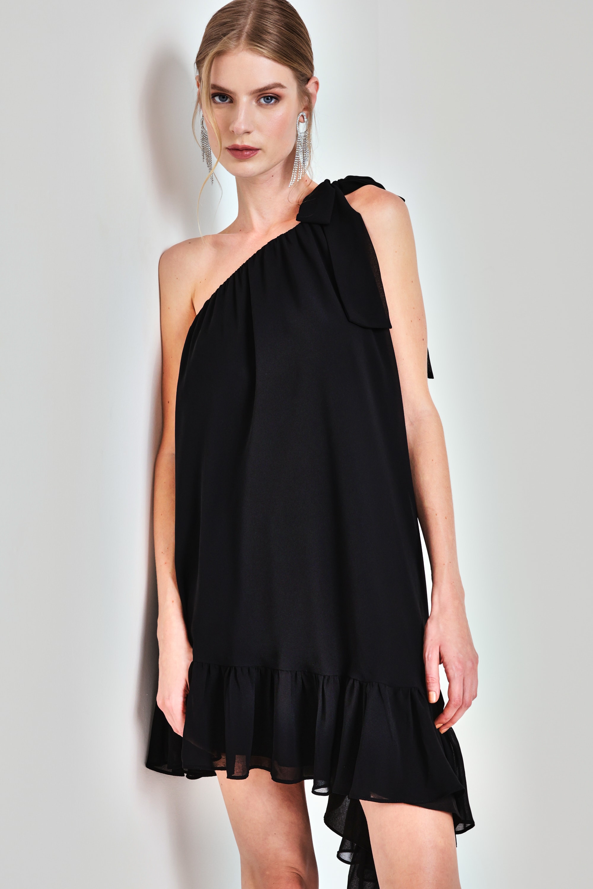 Vestido curto líbia Preto