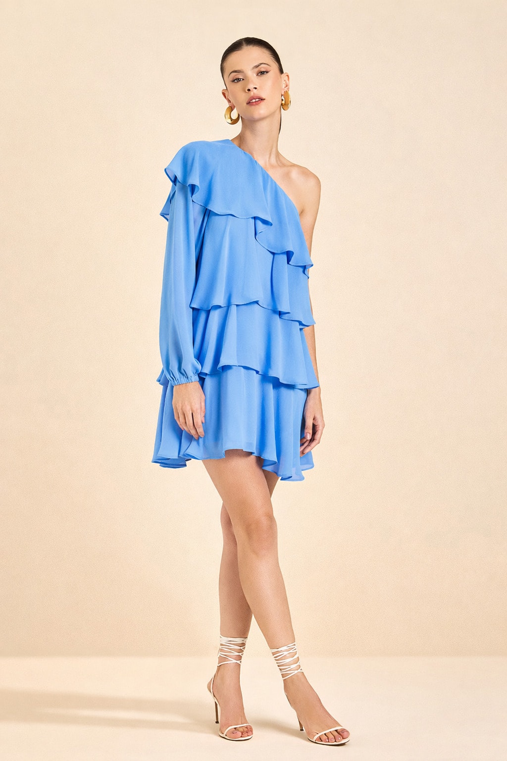 Vestido curto melody Azul