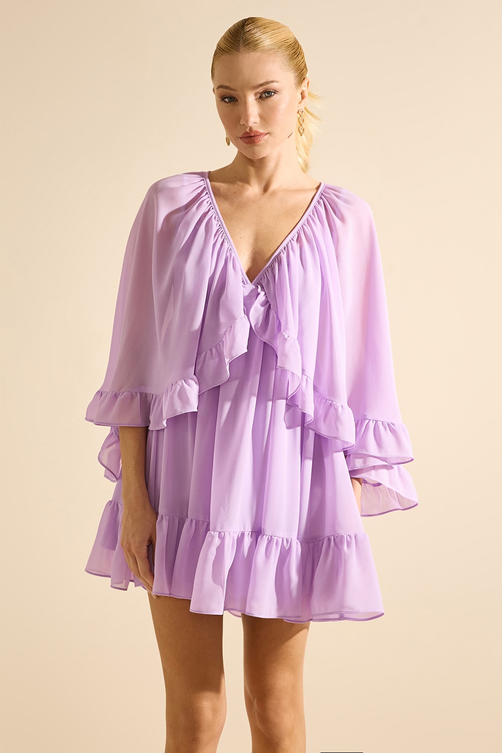 Vestido curto new penelope Lilas