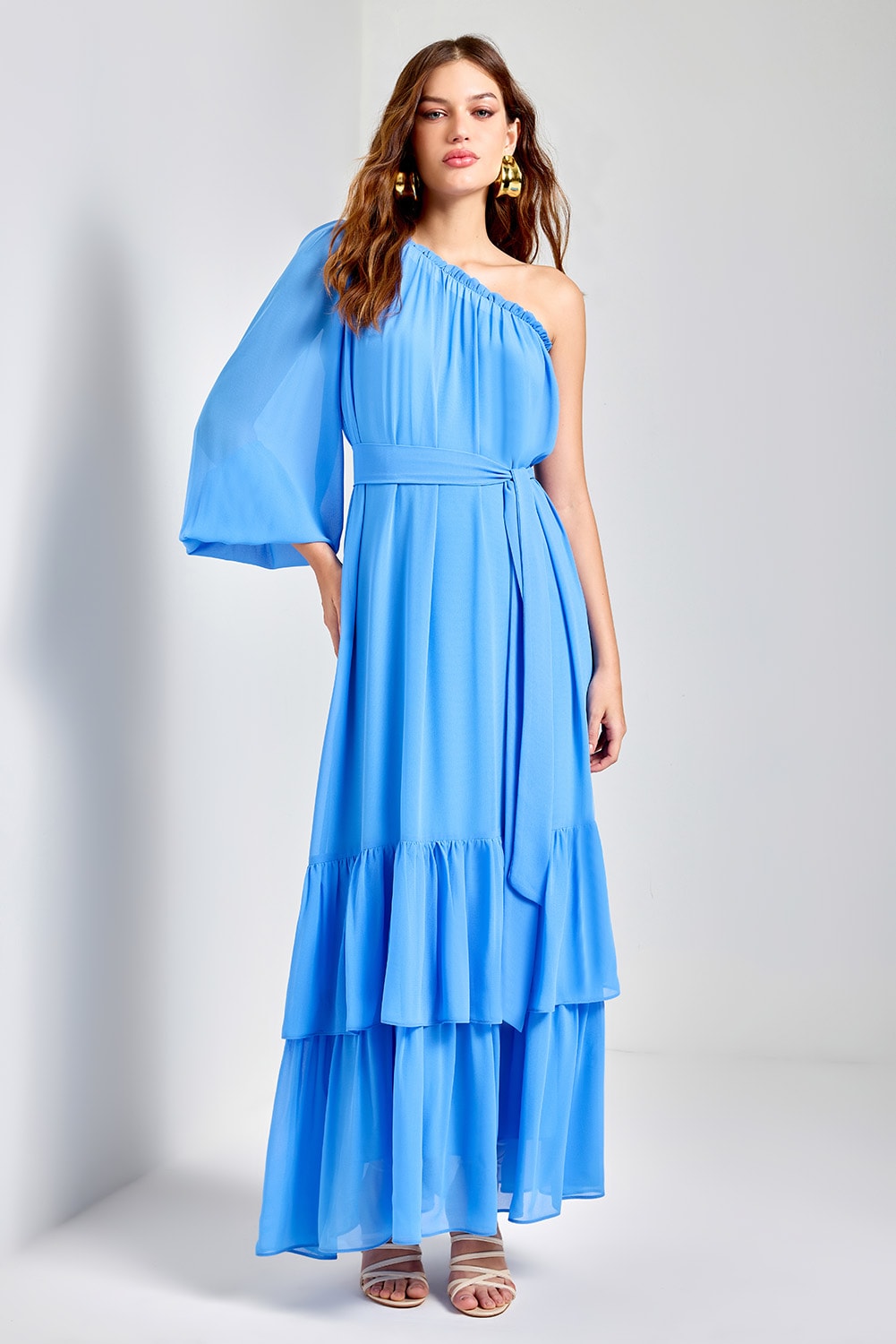 Vestido delicate c Azul