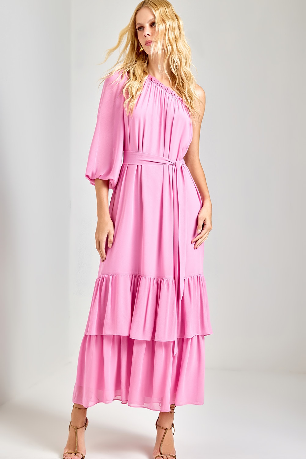 Vestido delicate c Rosa