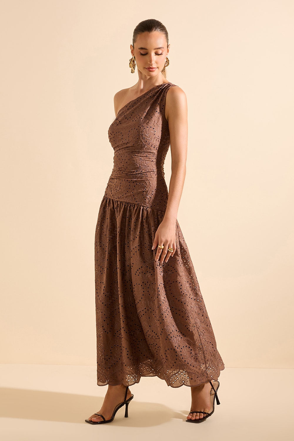 Vestido dorothy Marrom
