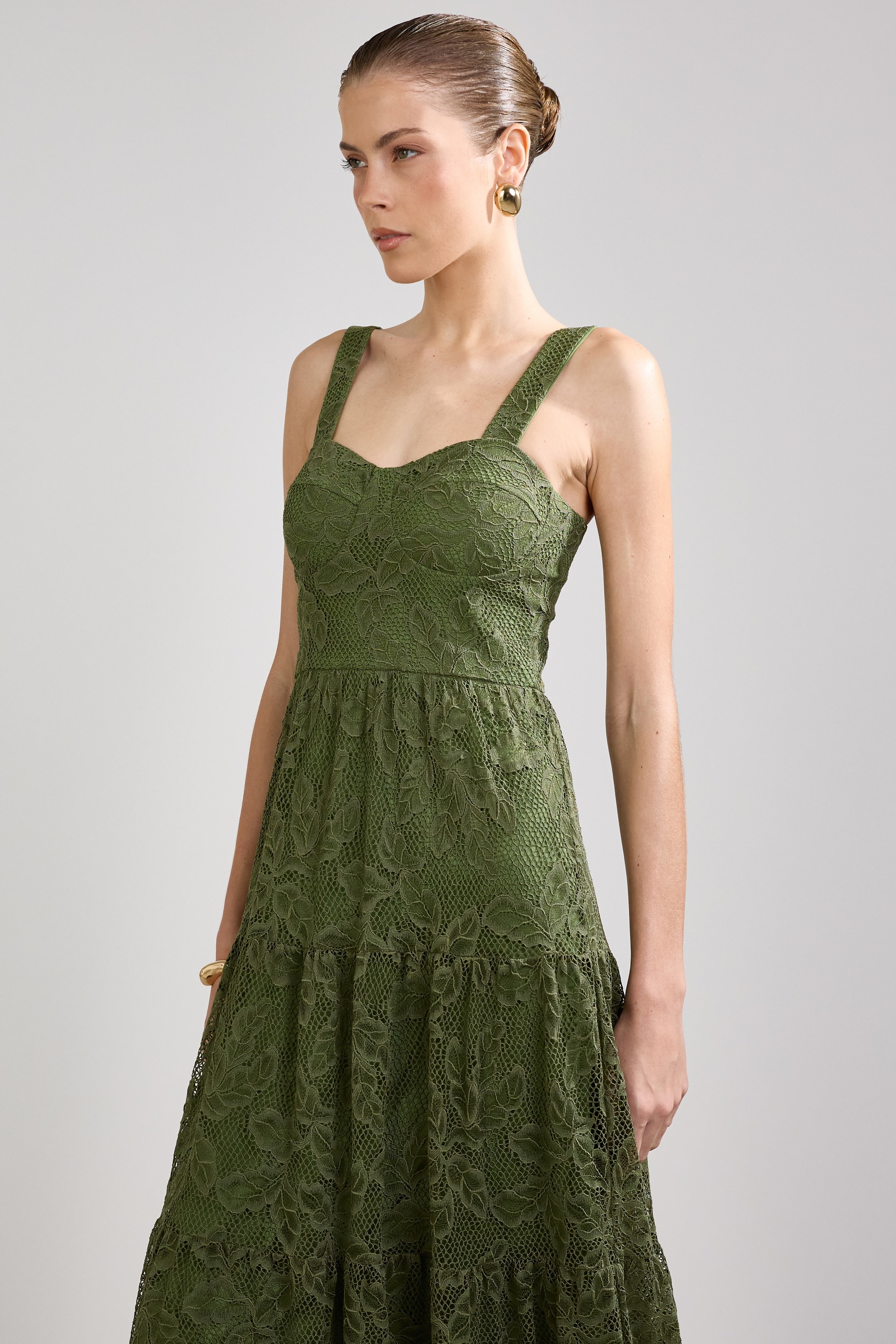 Vestido fiery Verde