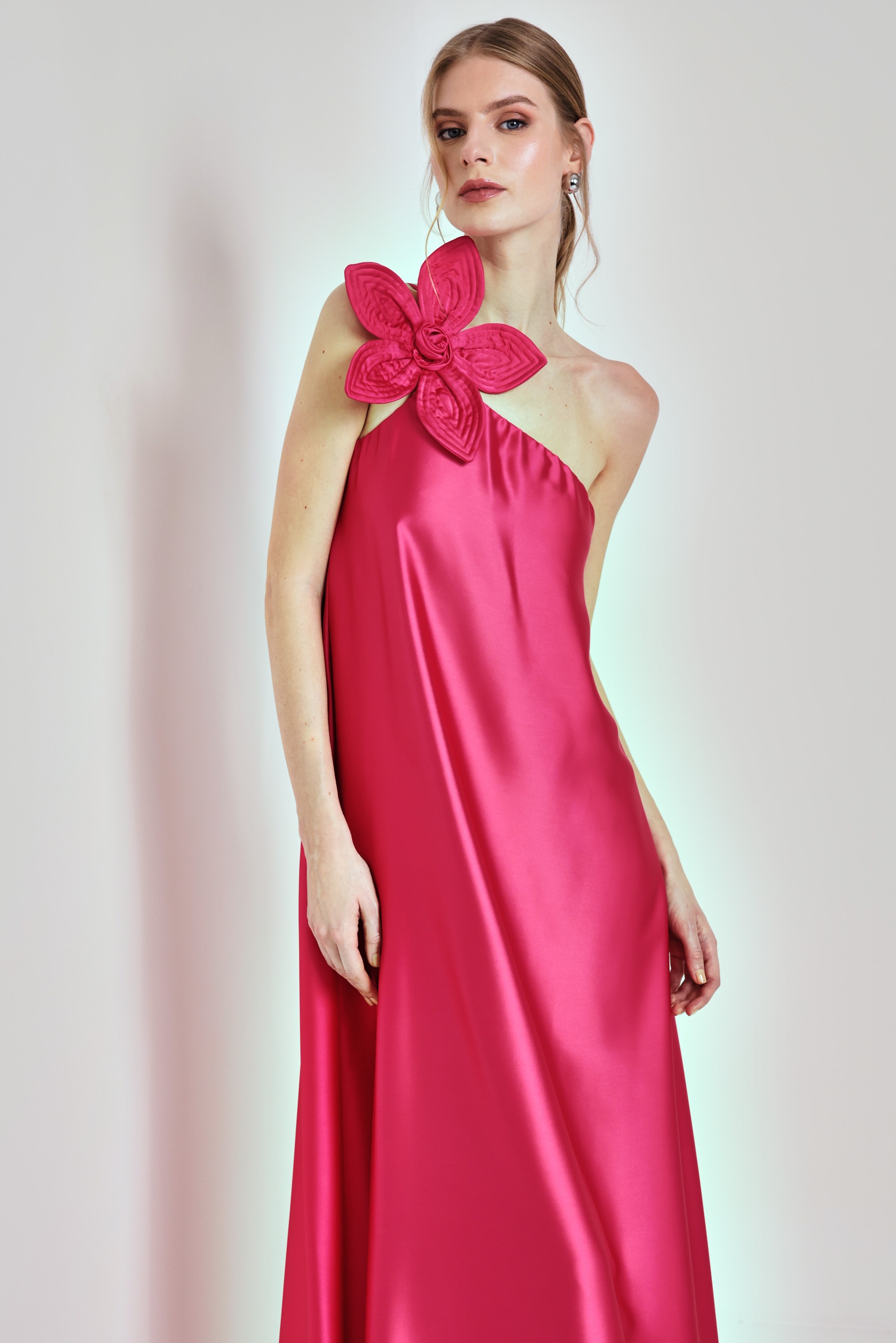 Vestido flor do oceano Cherry