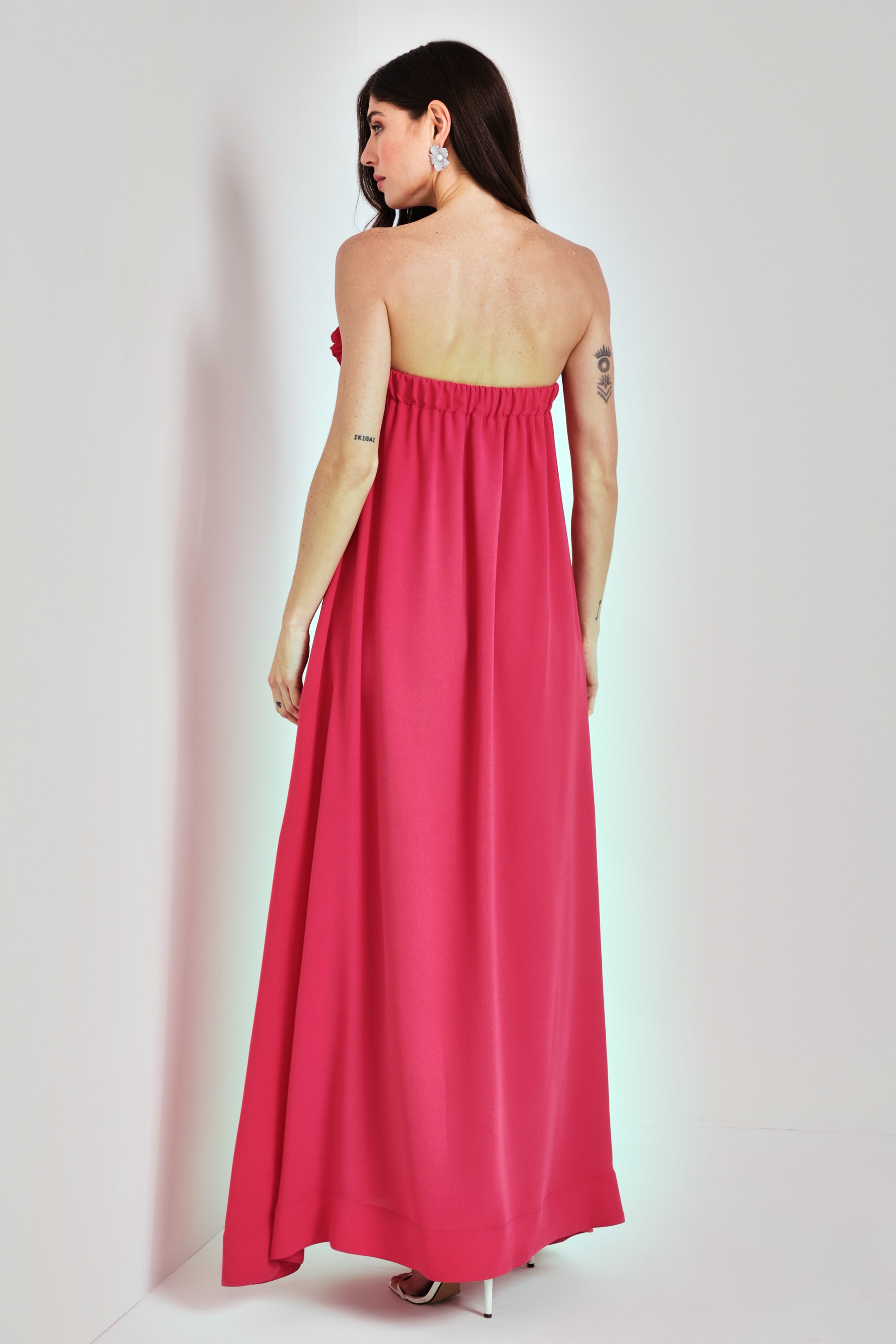 Vestido hiper midi alicia Pink