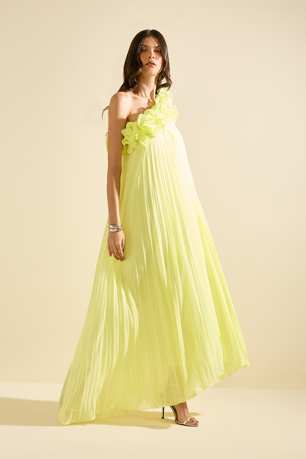 Vestido jabour no decote Citrus