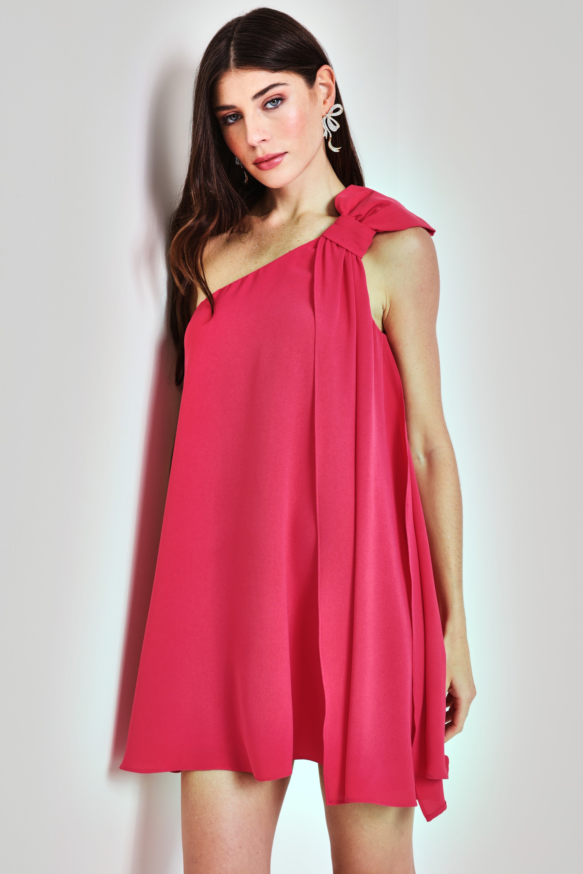 Vestido laco irregular Pink