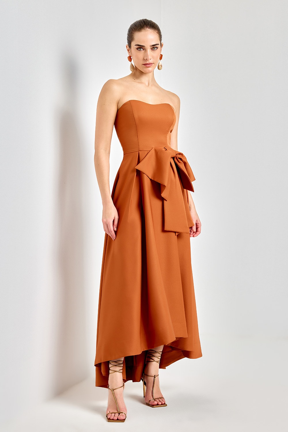 Vestido lavinie Rust