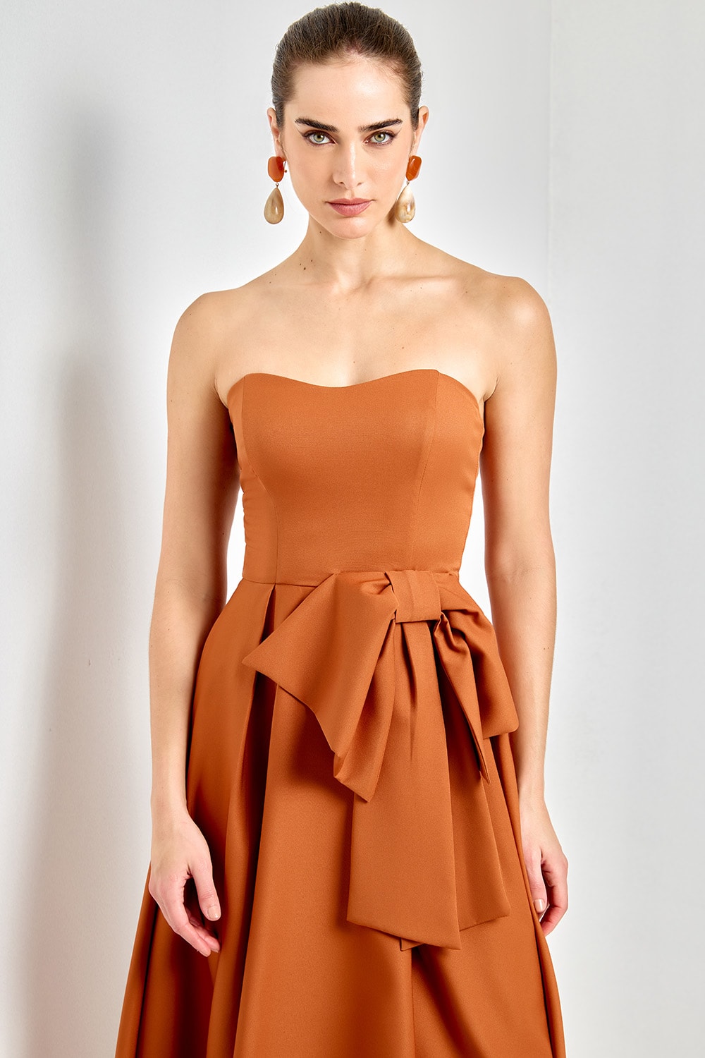 Vestido lavinie Rust