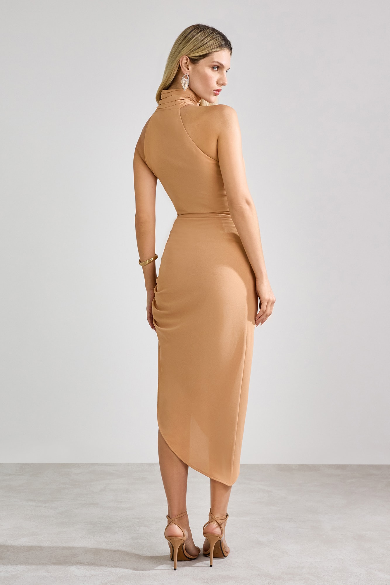 Vestido leandra Caramelo
