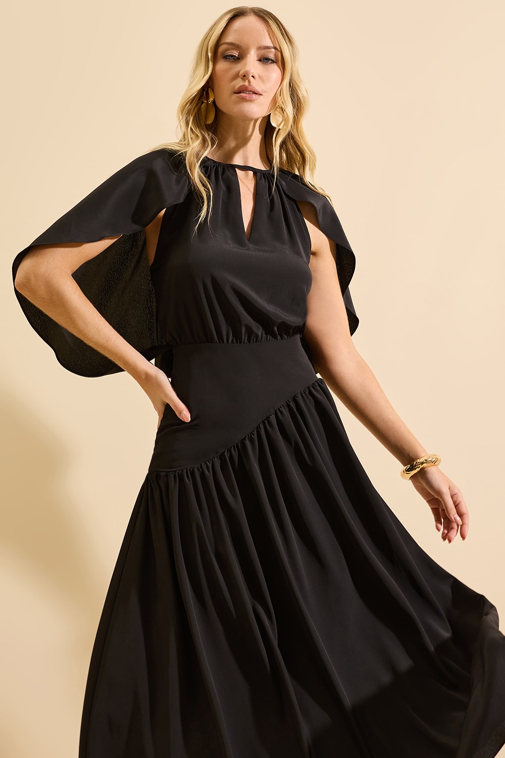 Vestido longo amarilys Preto