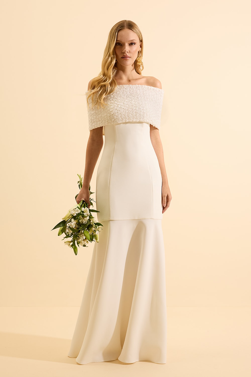 Vestido longo andie e Off-White