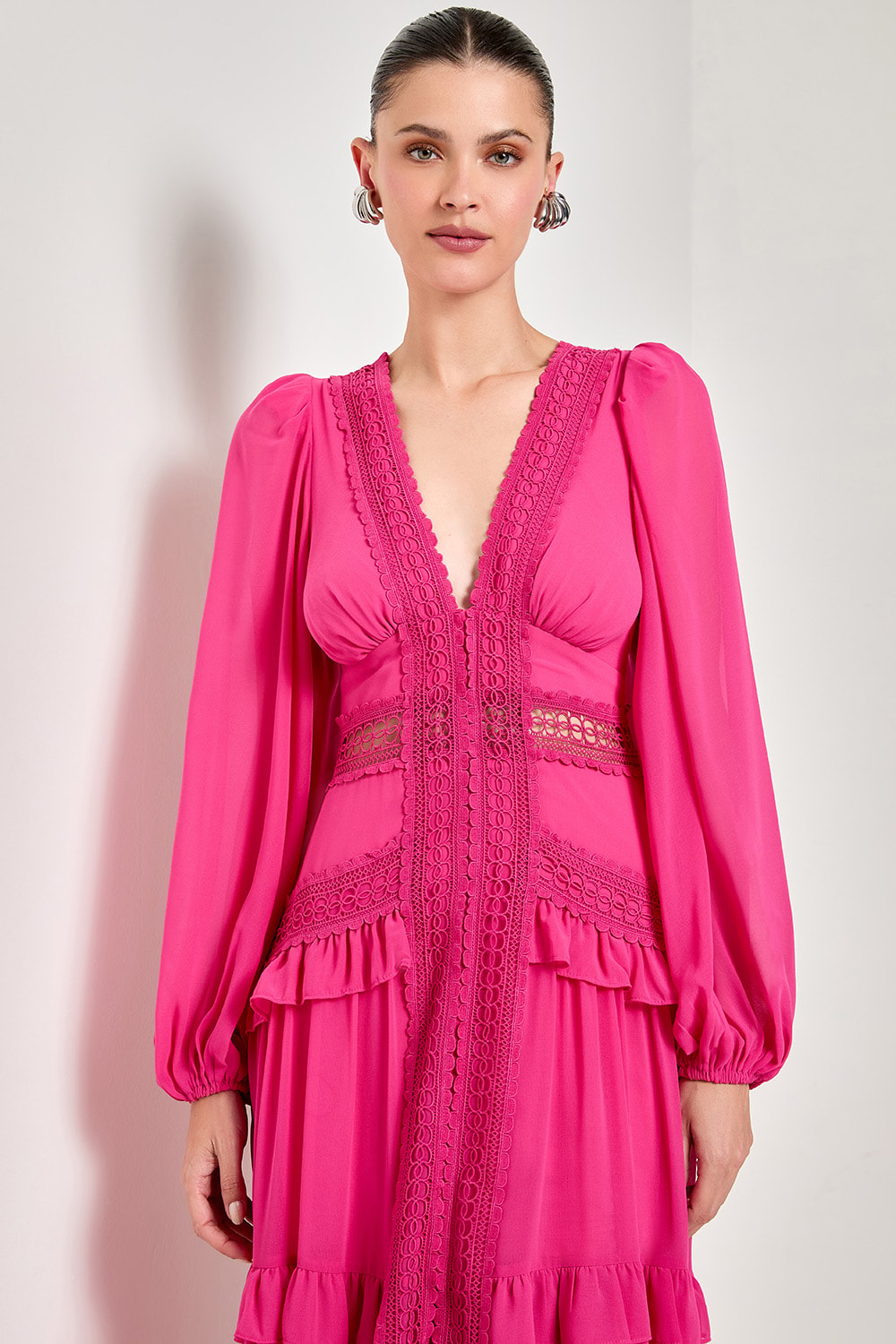 Vestido longo belinda Pink