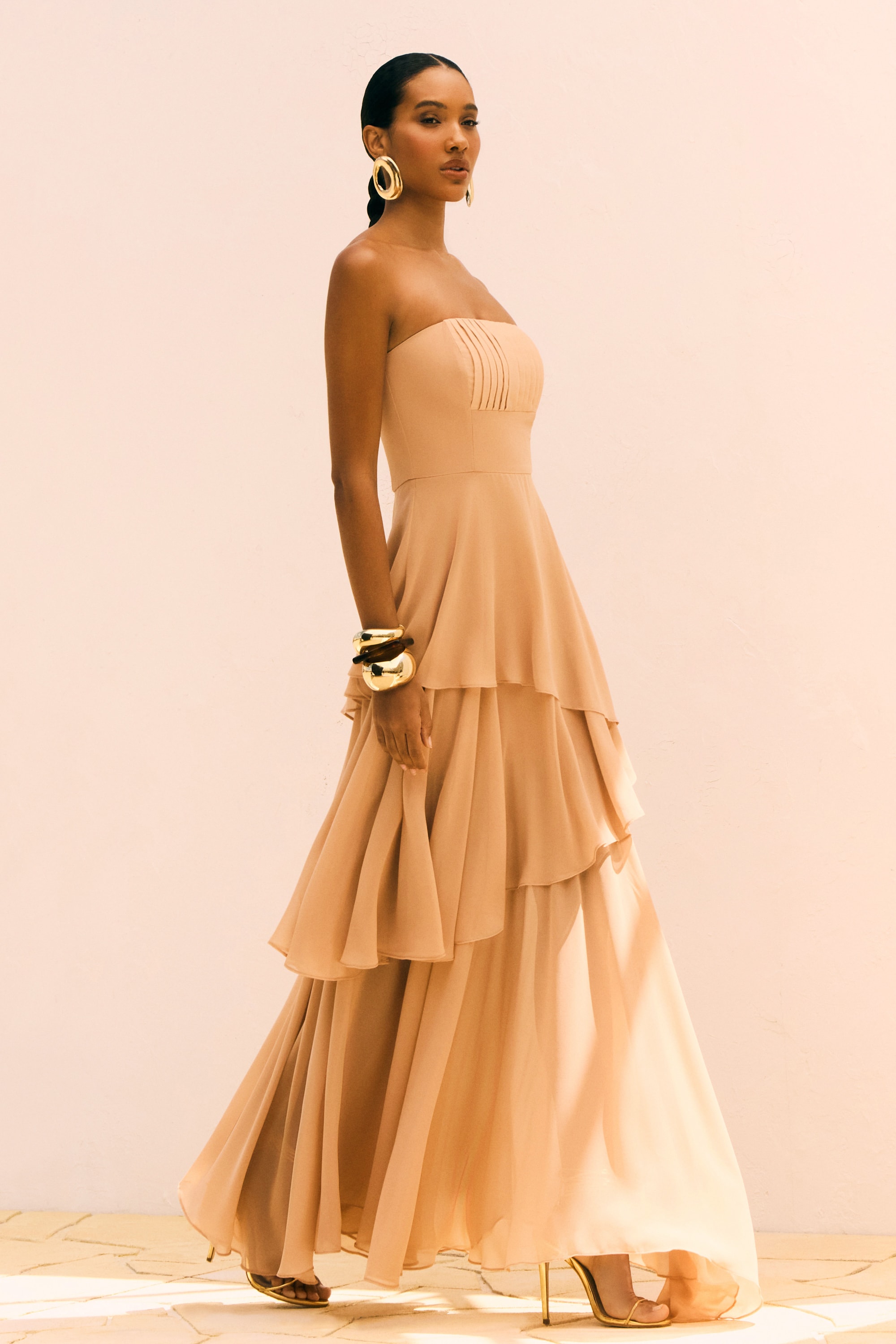 Vestido longo brena Cookie